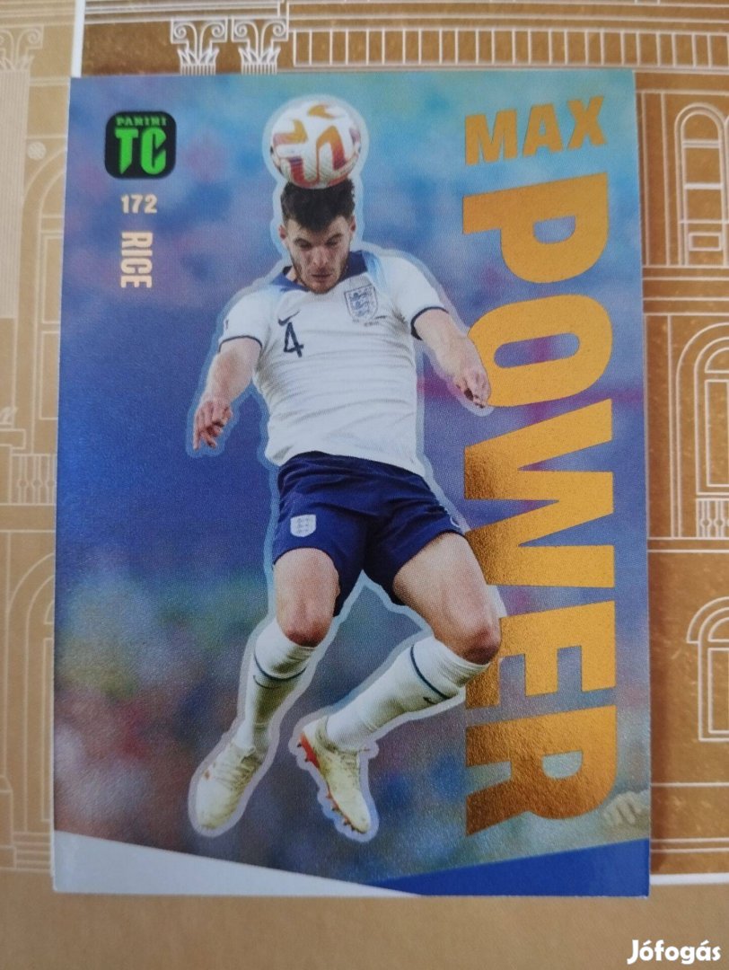 Declan Rice (Anglia) Max Power Top Class 2024 focis kártya