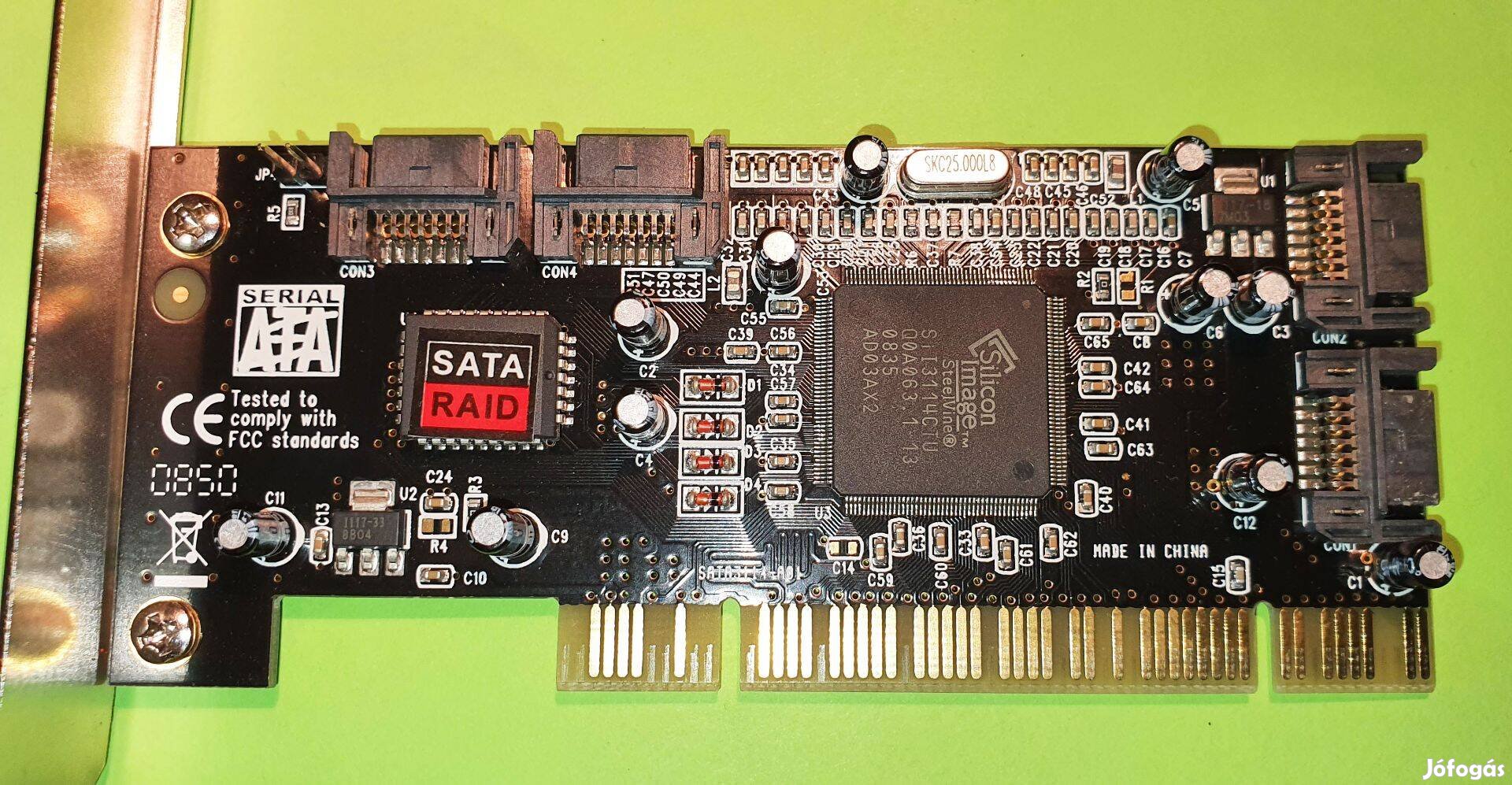 Declock 8X (PCI Expand CARD 4 Port SATA
