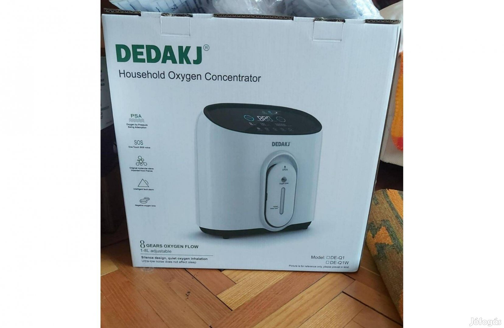 Dedakj D1-Q1W oxigénkoncentrátor, "lélegeztetőgép"