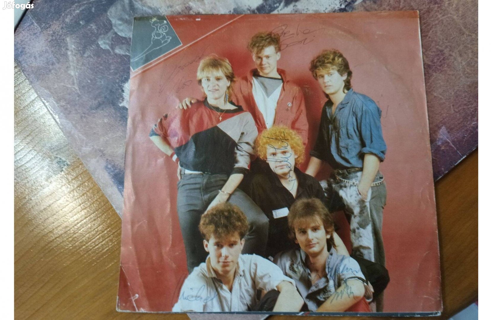 Dedikált Első Emelet bakelit kislemez SP eladó