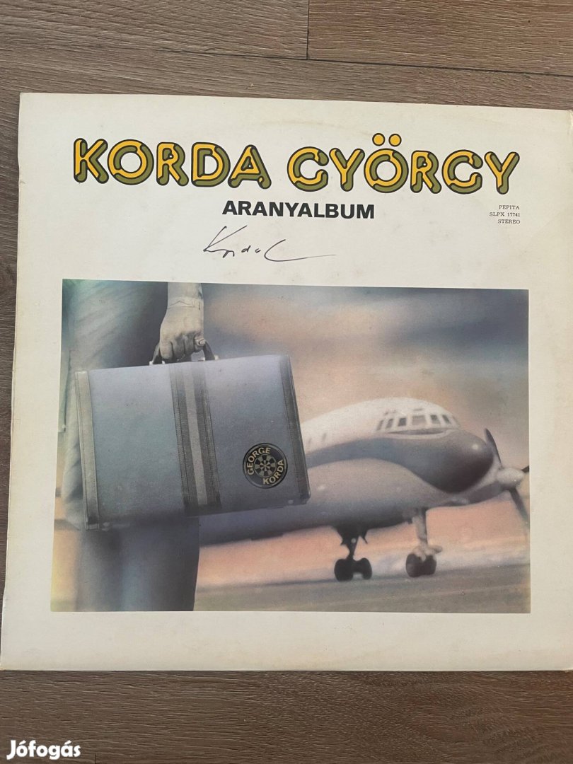 Dedikált Korda György bakelit lemez 1982