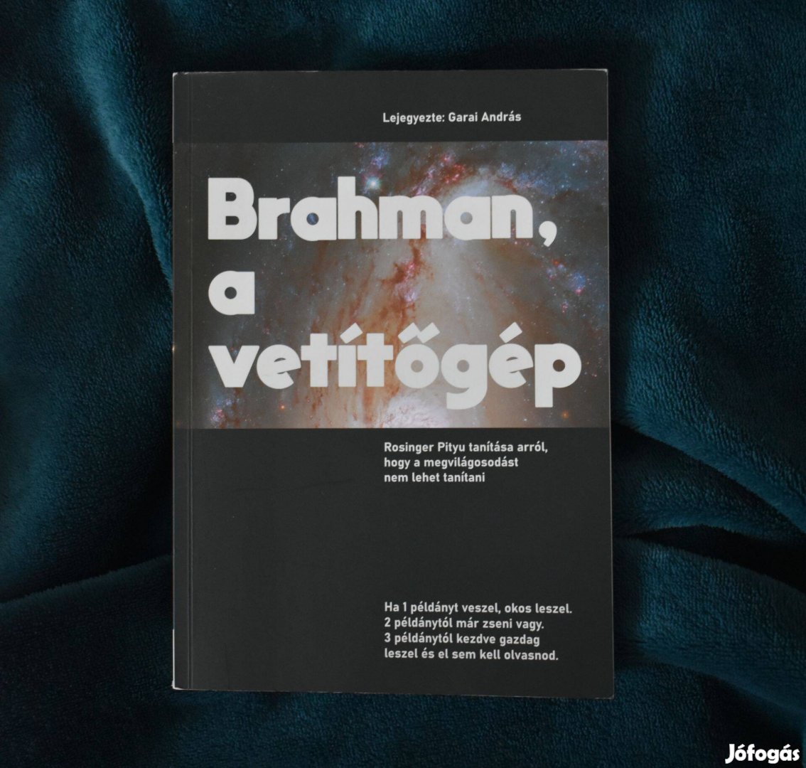 Dedikált - Garai András: Brahman, a vetítőgép