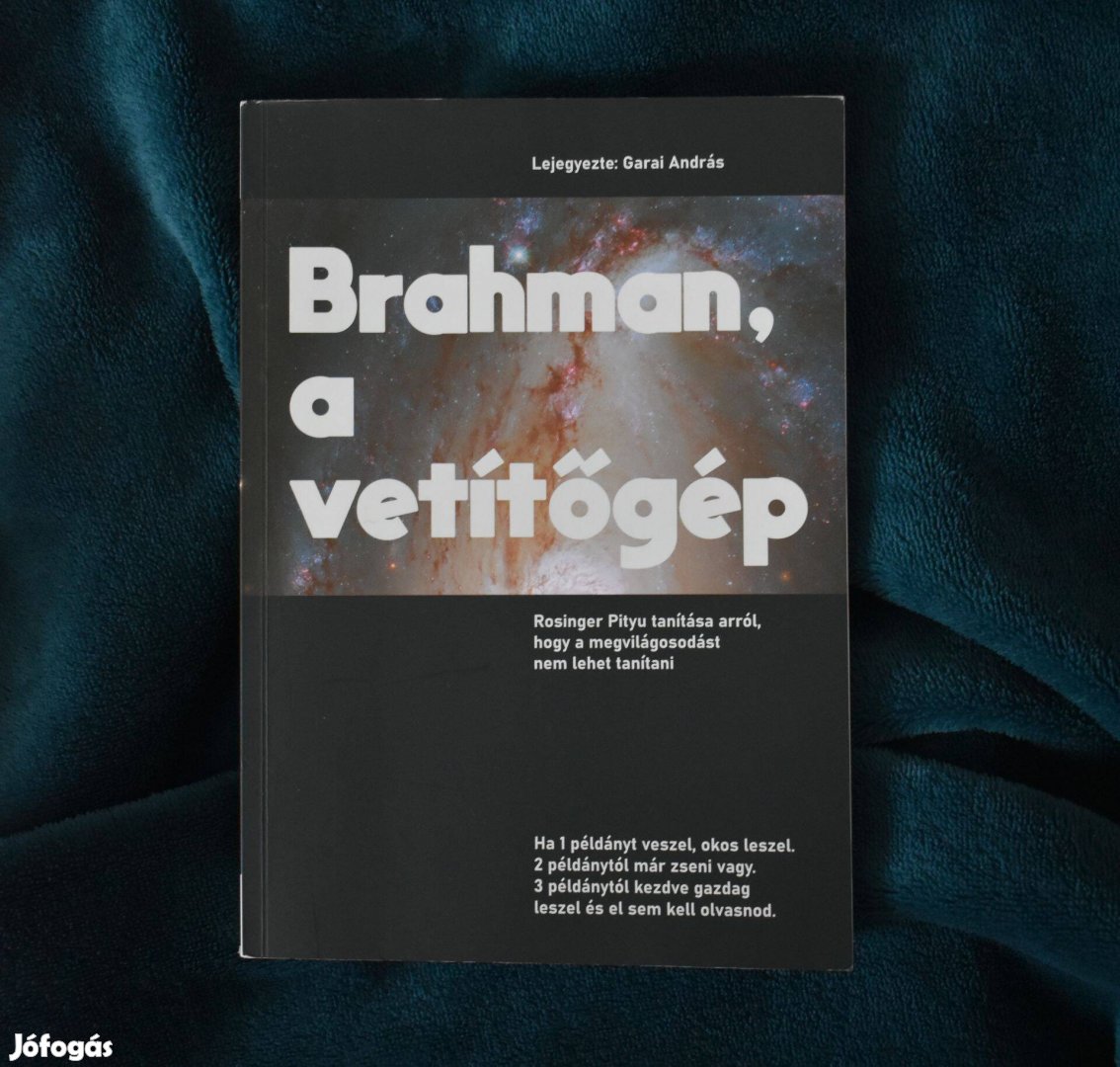 Dedikált - Garai András: Brahman, a vetítőgép