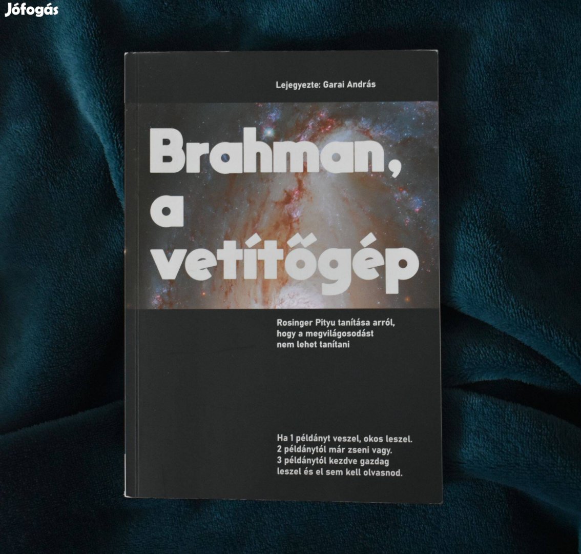 Dedikált - Garai András: Brahman, a vetítőgép