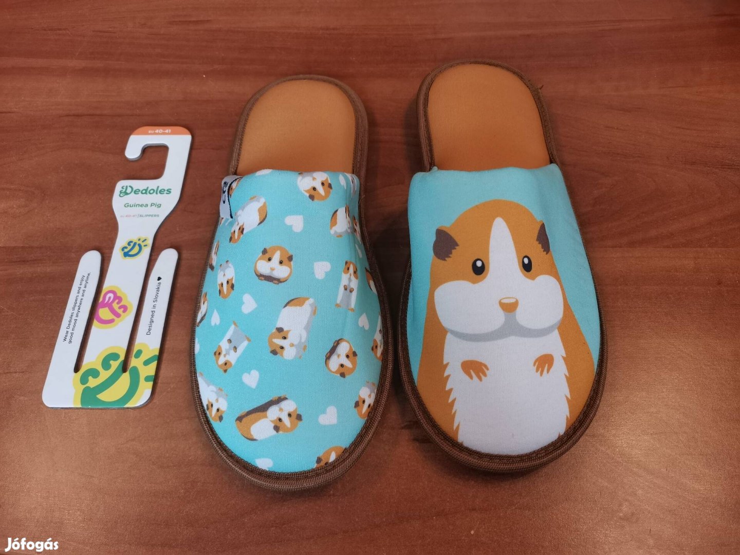 Dedoles papucs, hörcsög mintás