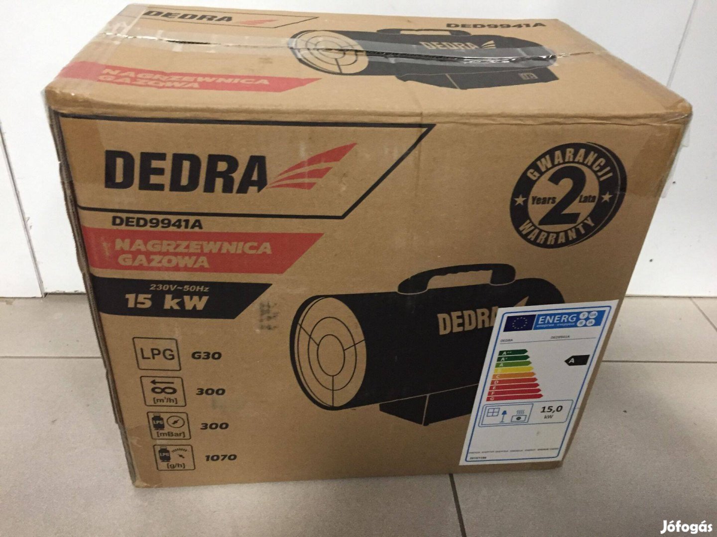 Dedra DED9941A Gáz hőlégfúvó 15kW