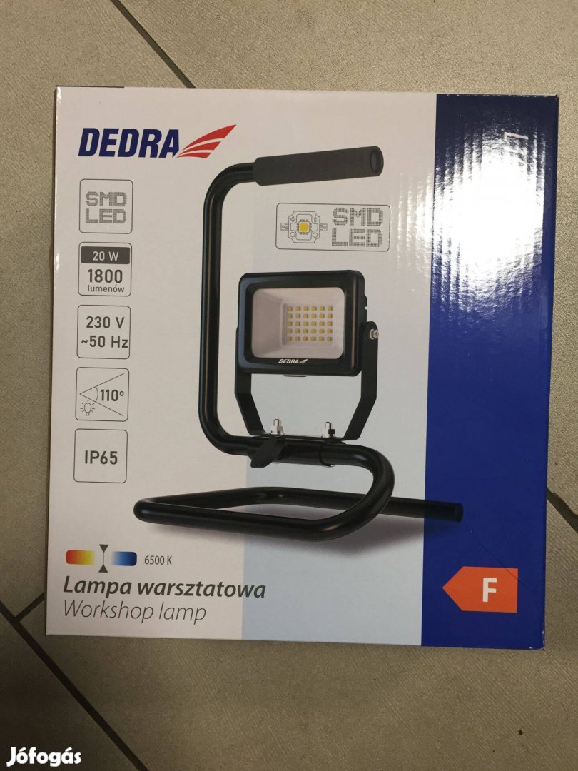 Dedra L1073-2 Műhelylámpa 20W SMD LED 1800lm állvány IP65