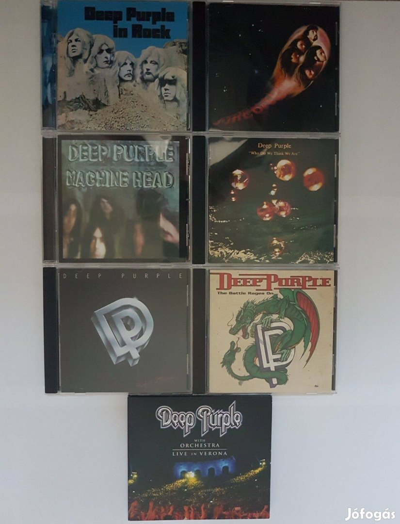 Deep Purple Válogatás ( 1970-2014 ) 7db Cd