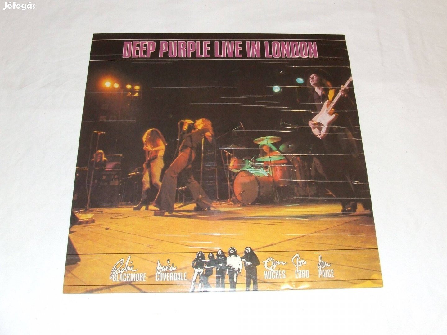 Deep Purple: Live In London - hard rock bakelit lemez eladó!