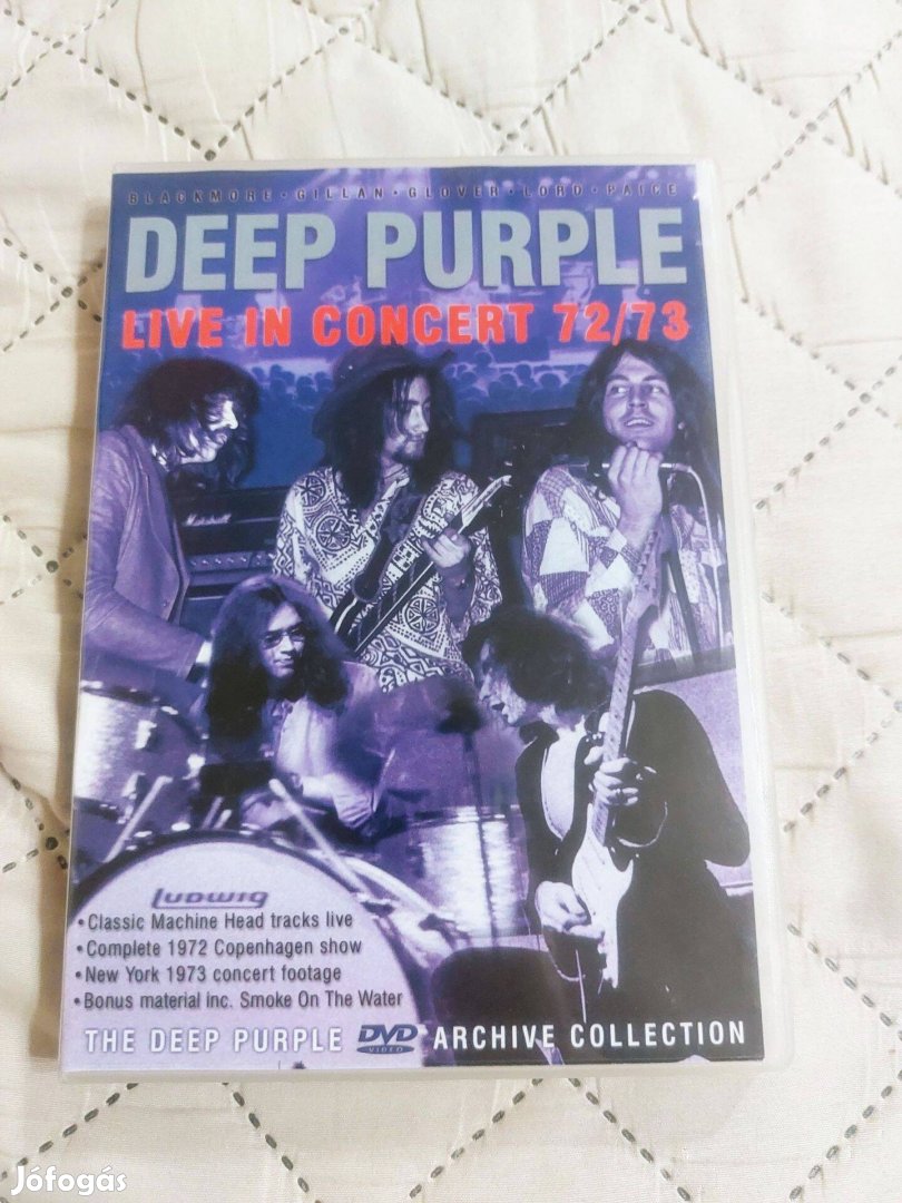 Deep Purple: Live in concert 72/73 dvd