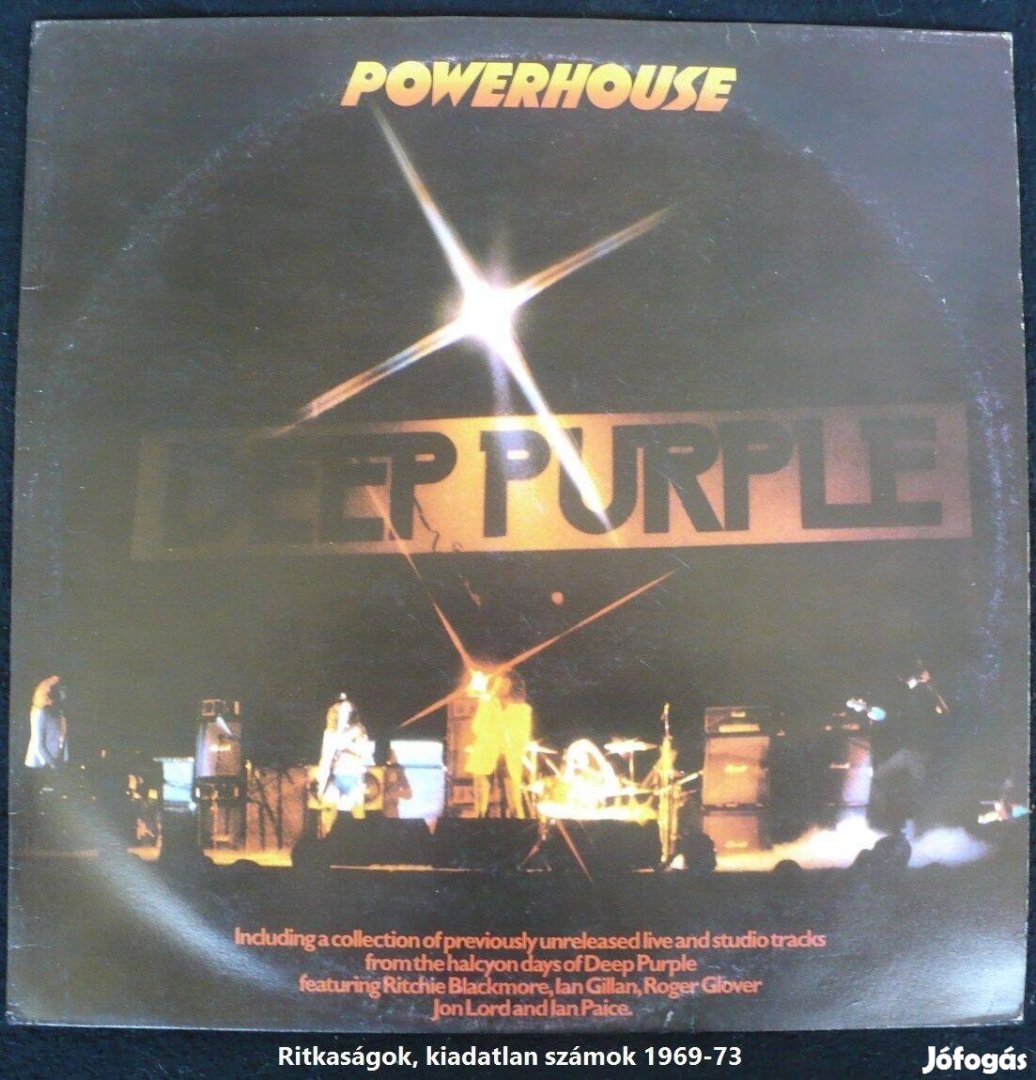 Deep Purple: Powerhouse (olasz nyomású ritkaság)