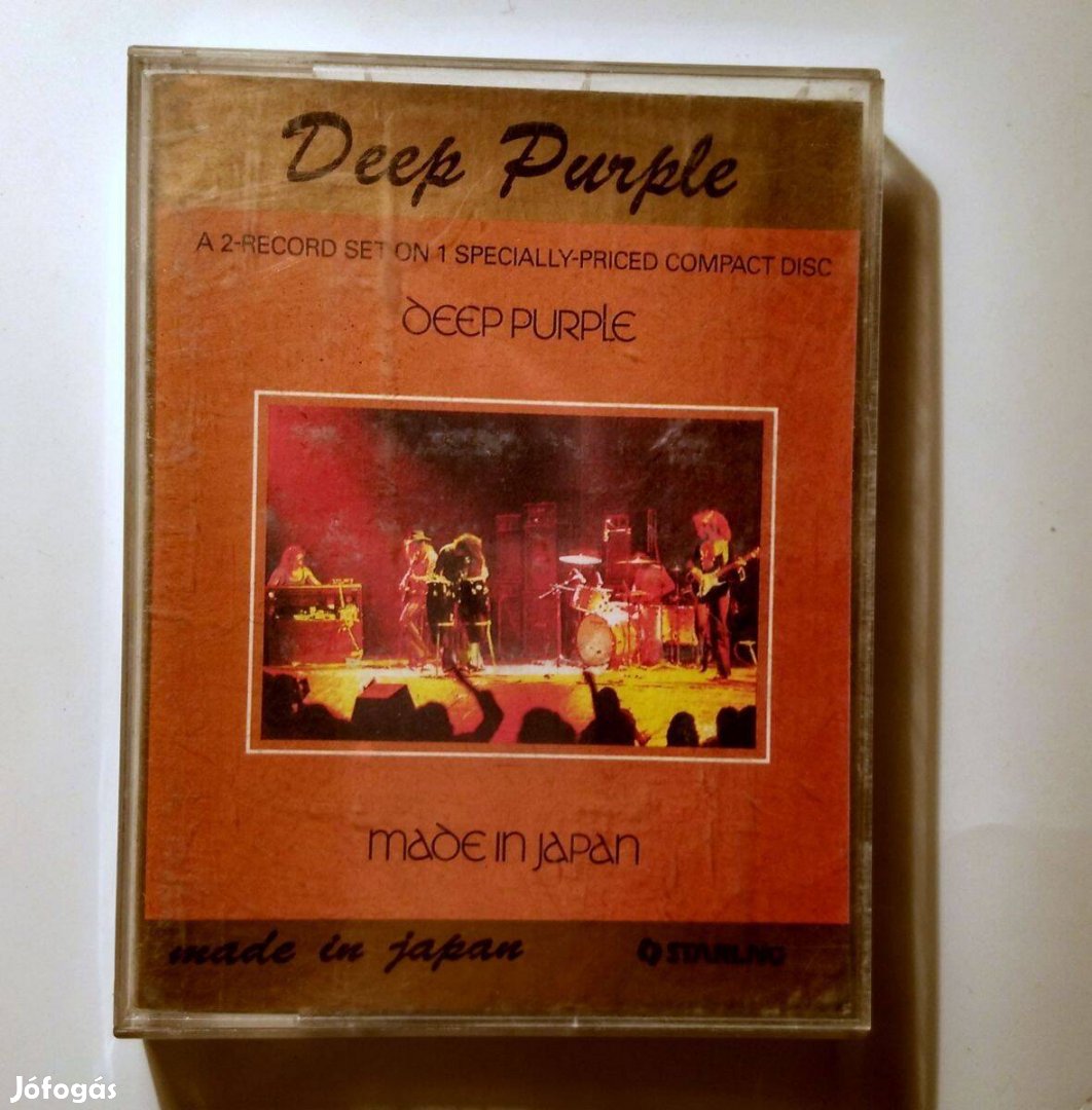 Deep Purple - Made in Japan (2db-os kazetta) teszteletlen