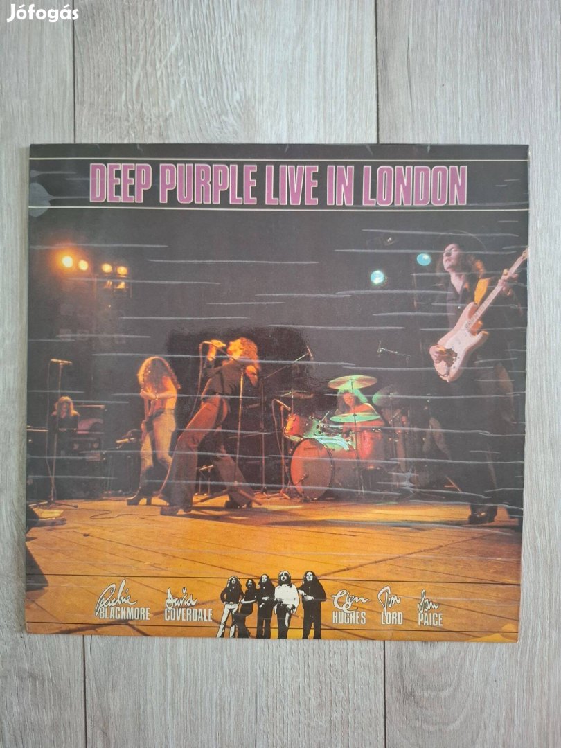 Deep Purple bakelit lemez