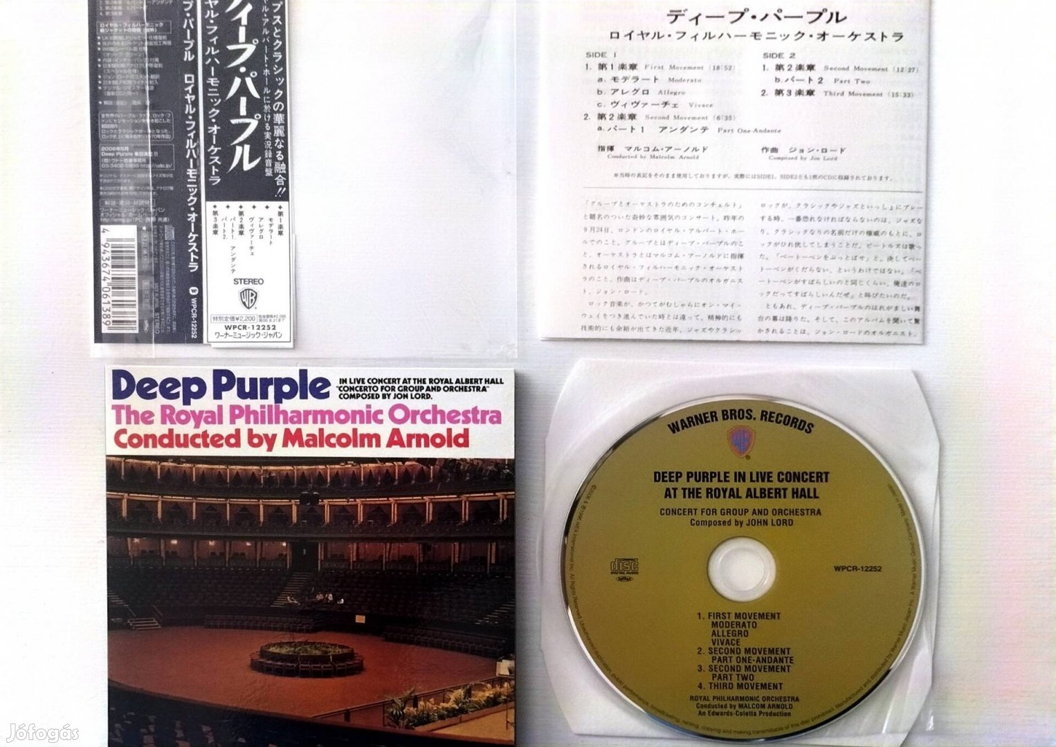 Deep Purple cd Japán nyomás