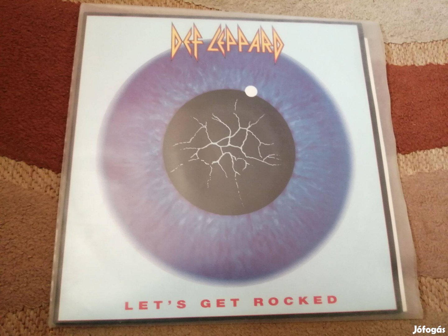 Def Leppard- Maxi- rock bakelit lemez (ritka)