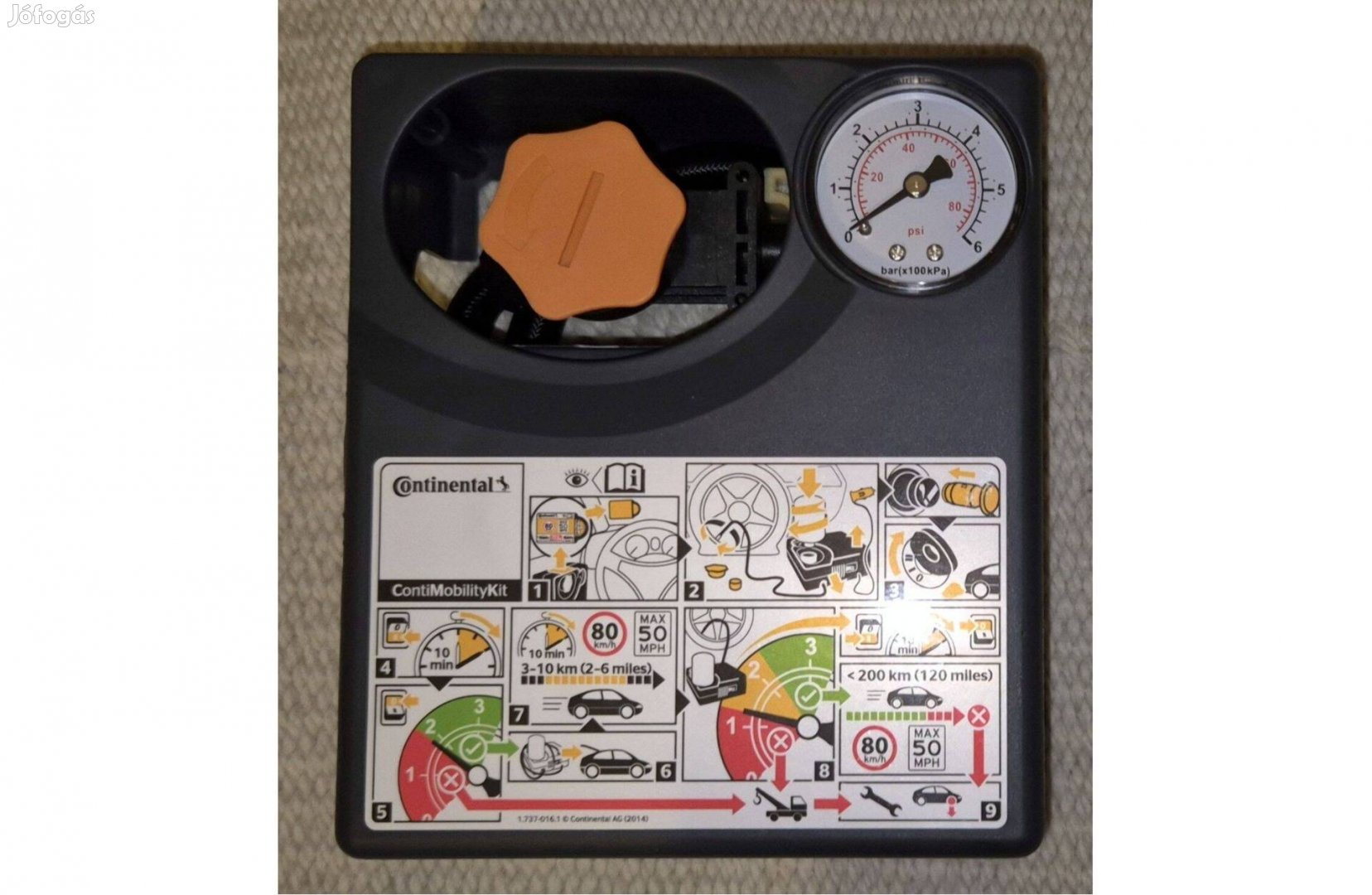 Defektjavító készlet új eladó , folyadék , kompresszor , tárolóhab