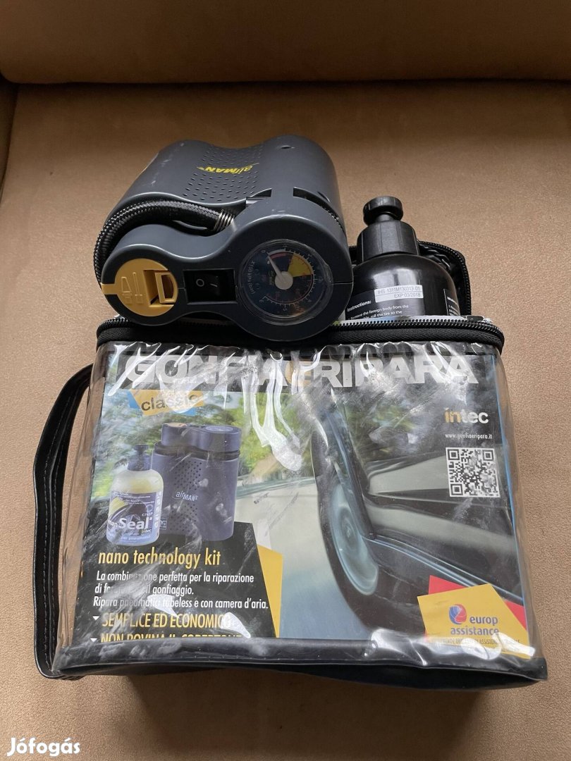 Defektjavító kompresszor 12v kerékpumpa