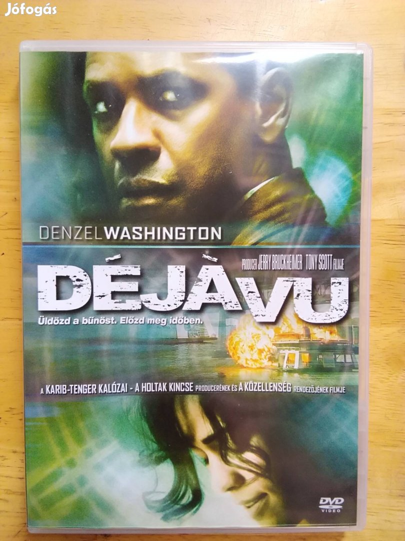 Déjávu újszerű dvd Denzel Washington 