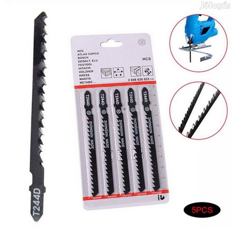 Dekopír dekopírfűrész fűrészlap szett 5db-os készlet fához