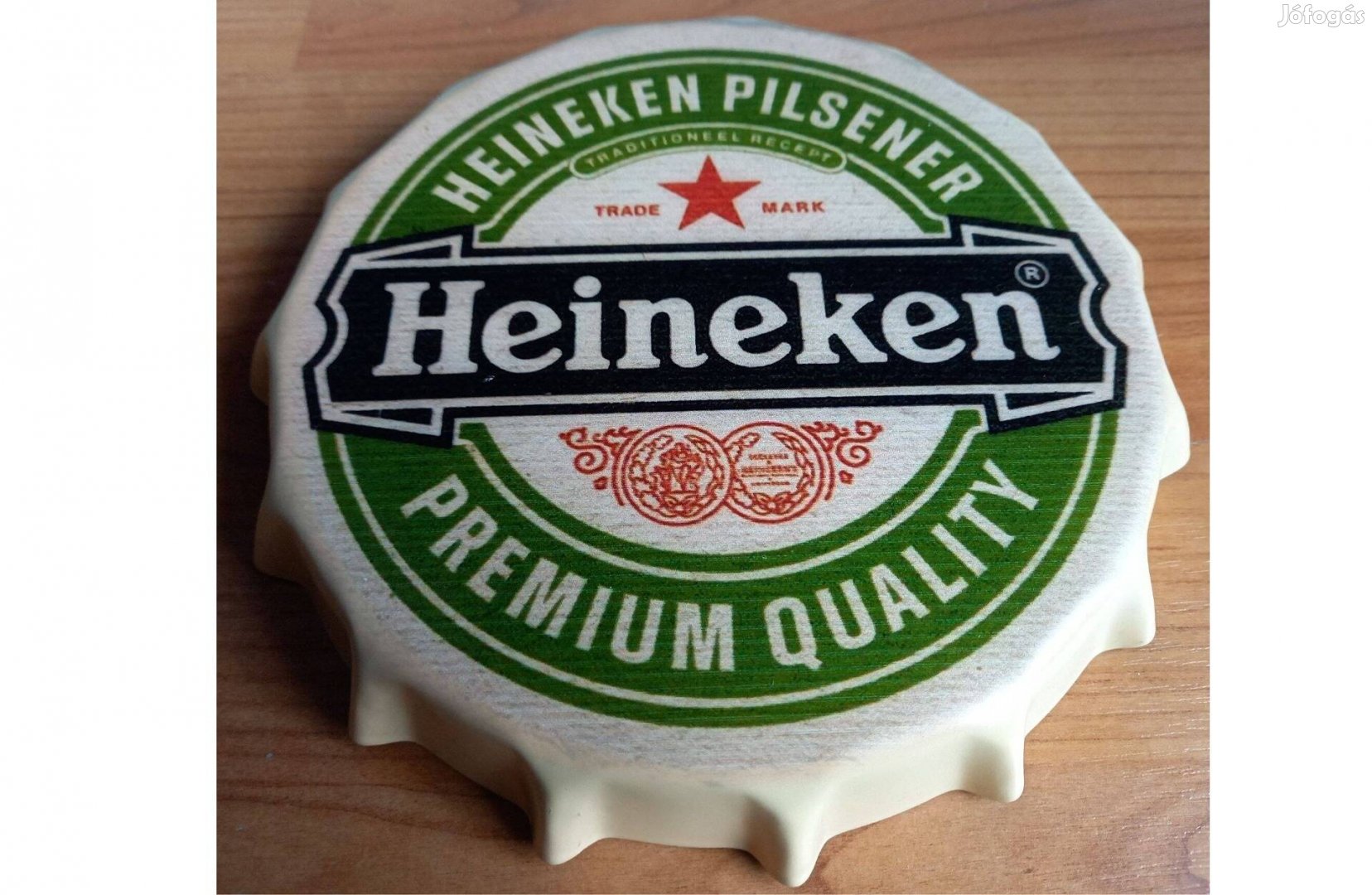 Dekorációs fém kupak (Heineken - Prémium Minőség)