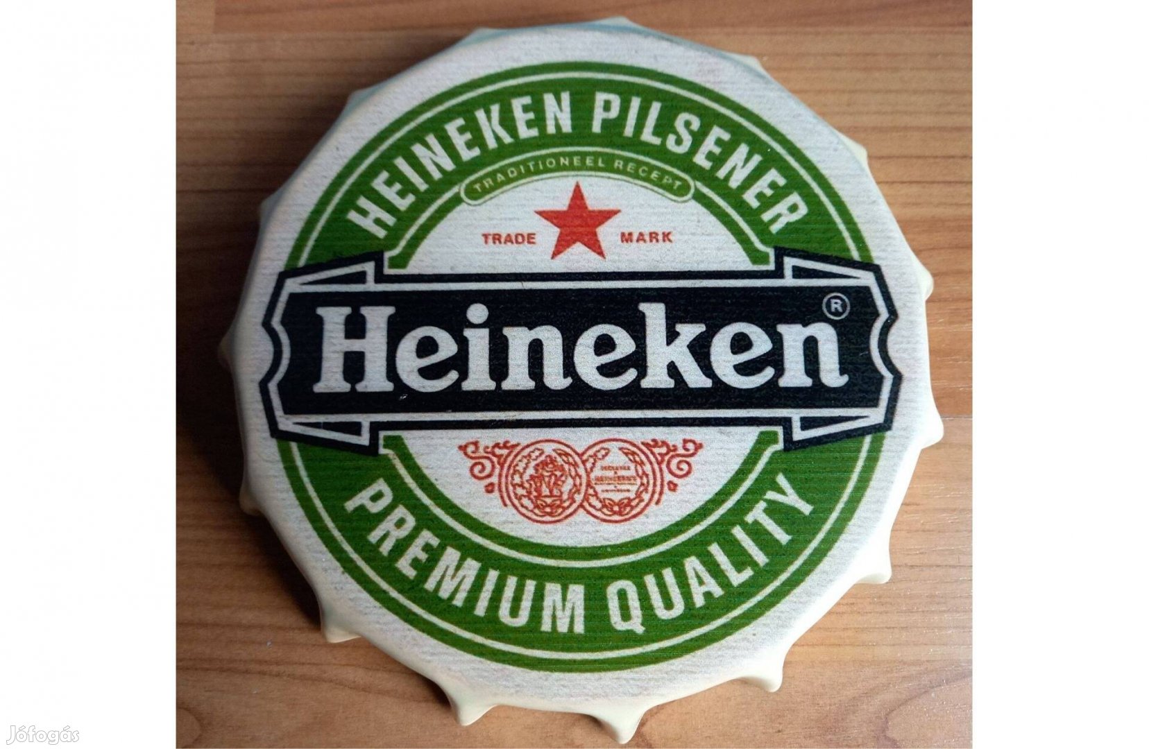 Dekorációs fém kupak (Heineken - Prémium Minőség)