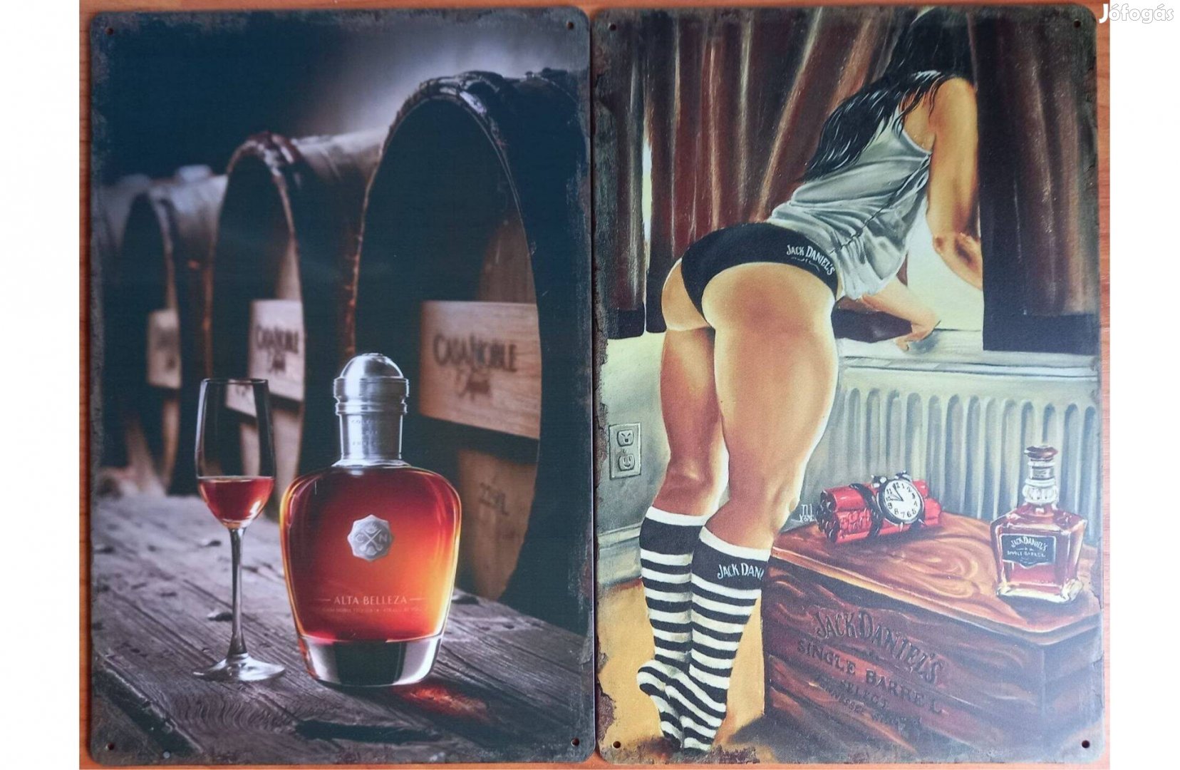 Dekorációs fém tábla (ALTA Belleza Tequila - Jack Daniel'S )