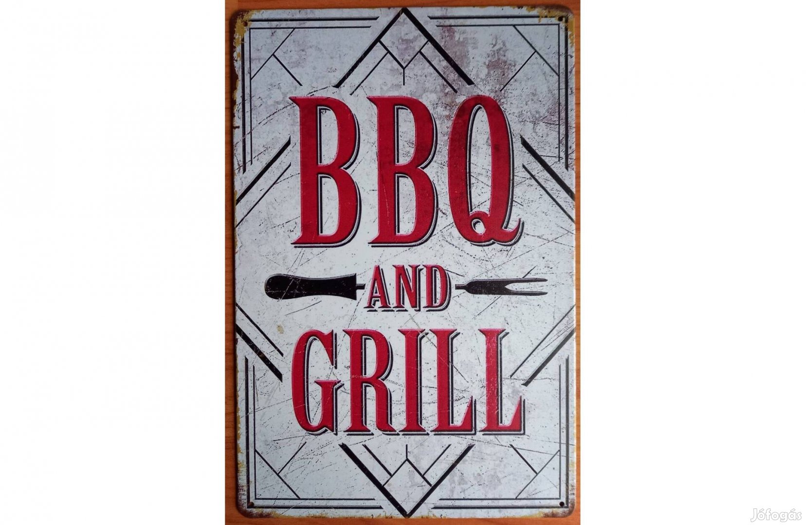 Dekorációs fém tábla (BBQ & Grill)