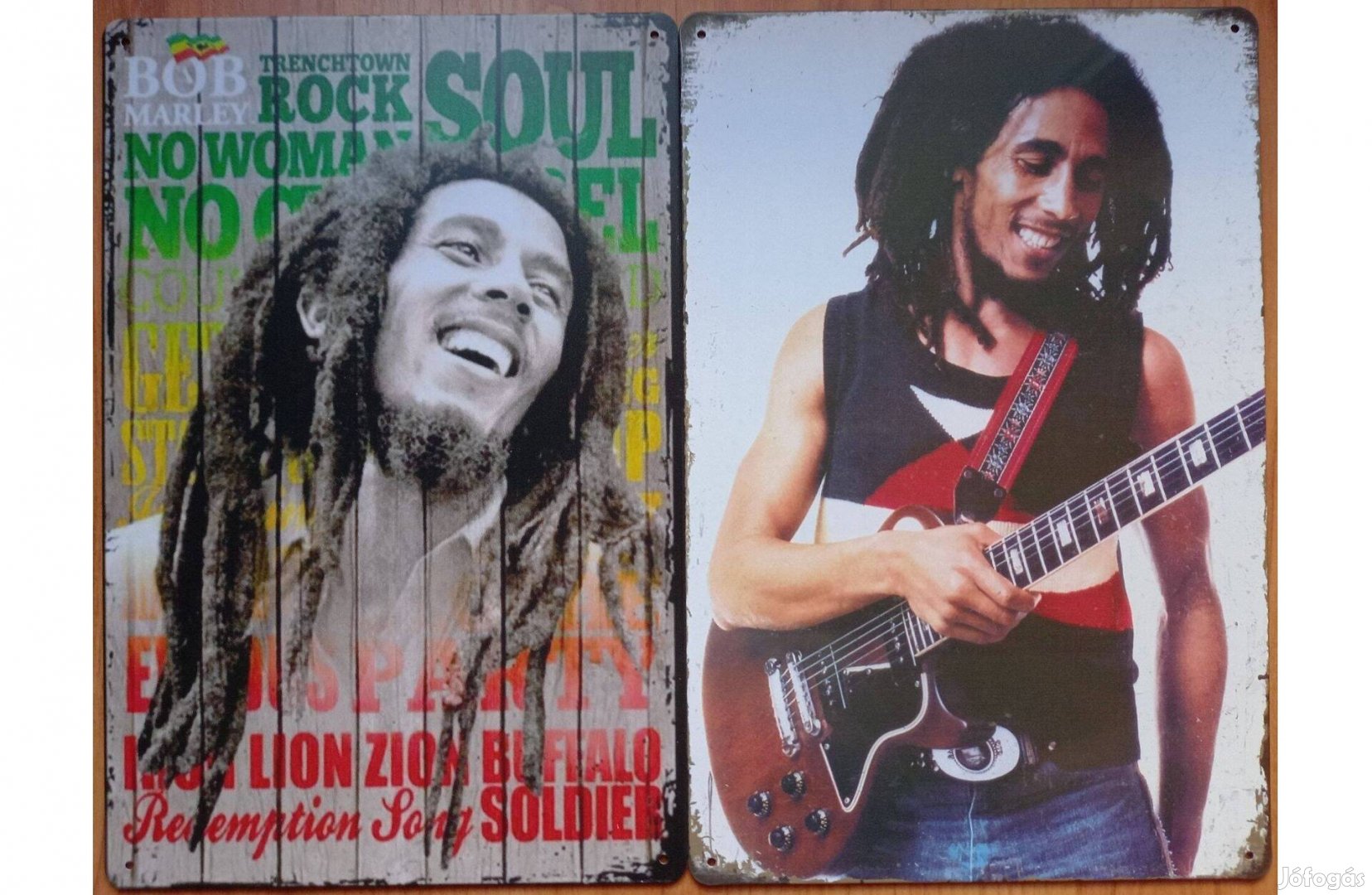 Dekorációs fém tábla (BOB Marley)