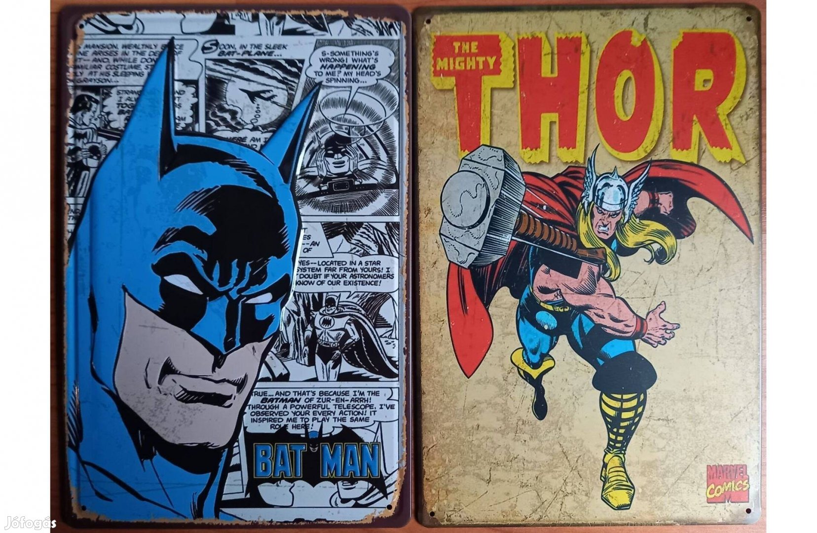 Dekorációs fém tábla (Batman Comic Decor Board - Thor) Marvel Comics