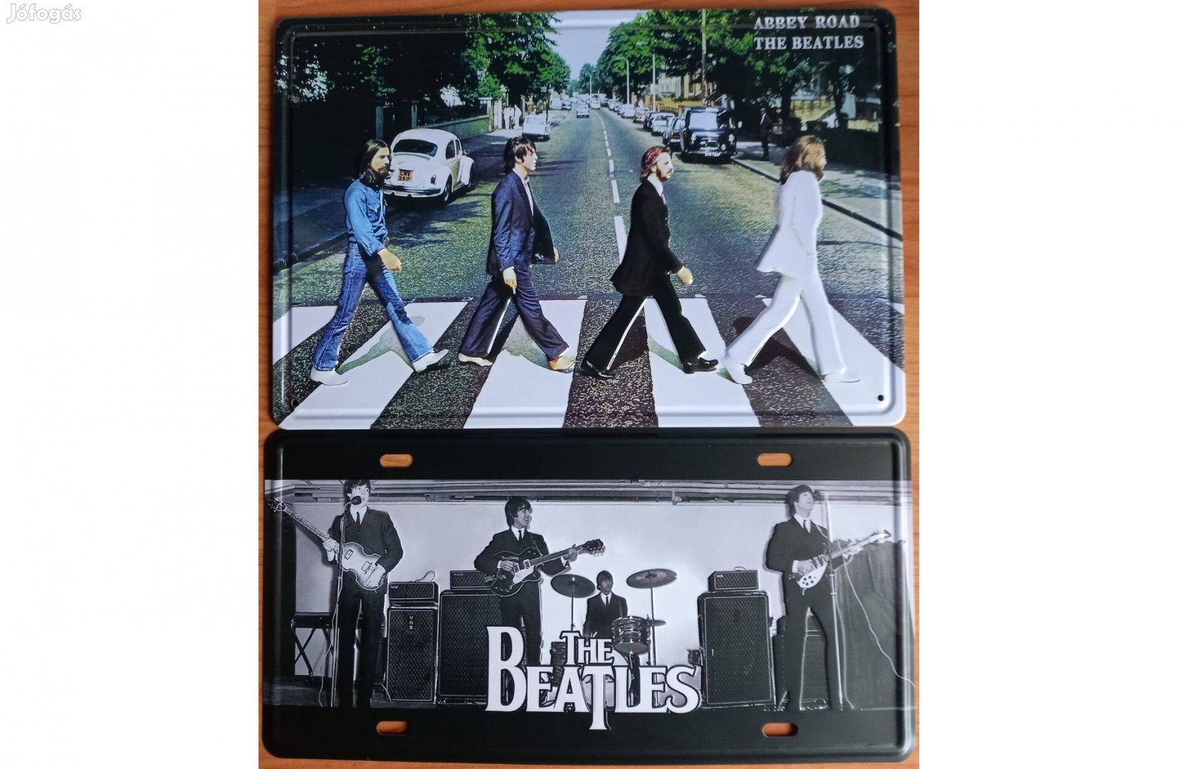 Dekorációs fém tábla (Beatles)