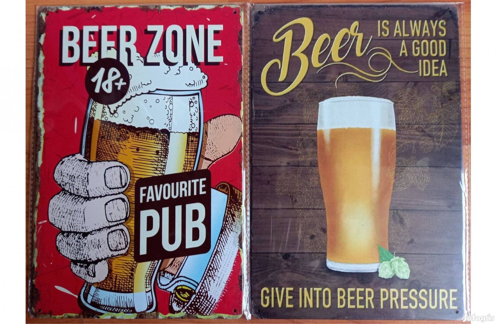 Dekorációs fém tábla (Beer Zone - A SÖR Mindig Jó Ötlet)