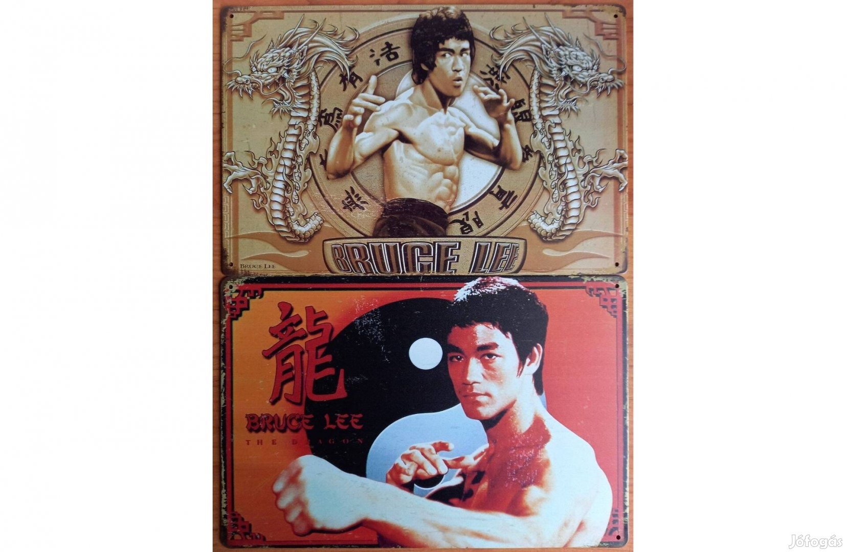 Dekorációs fém tábla (Bruce Lee - Bruce Lee The Dragon)