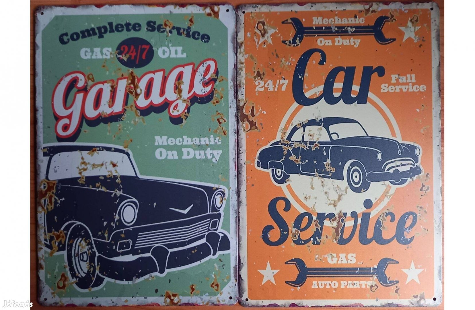 Dekorációs fém tábla (CAR Garage Service)