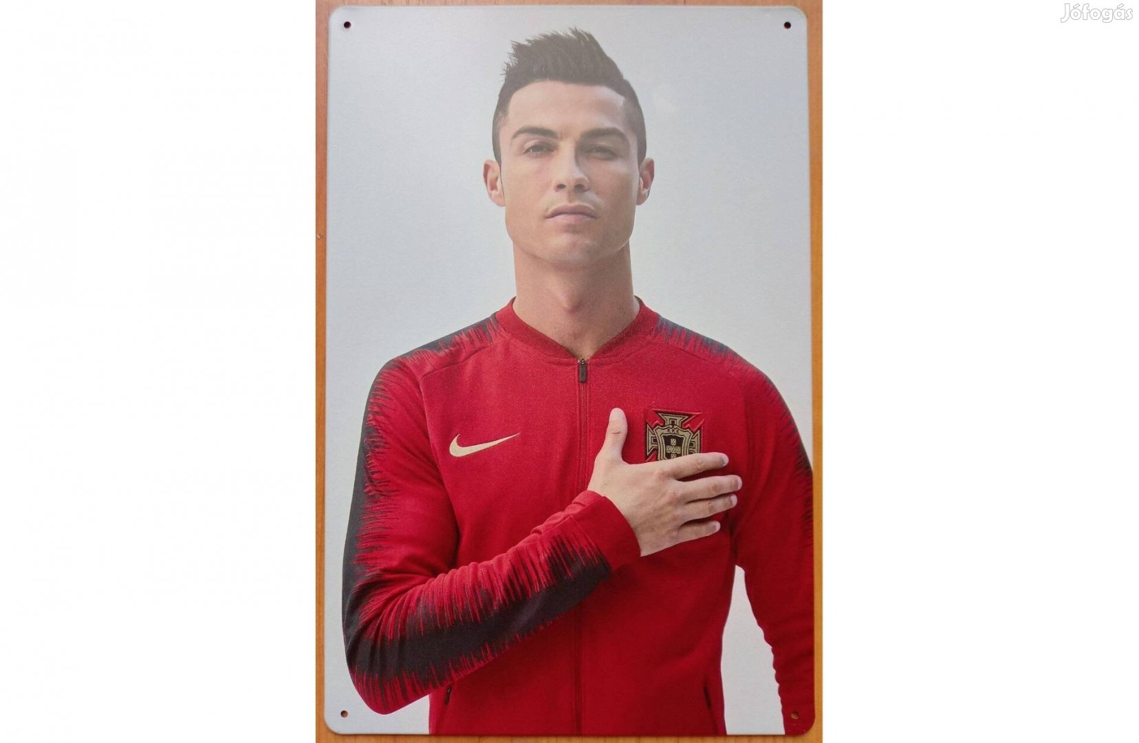 Dekorációs fém tábla (Cristiano Ronaldo)