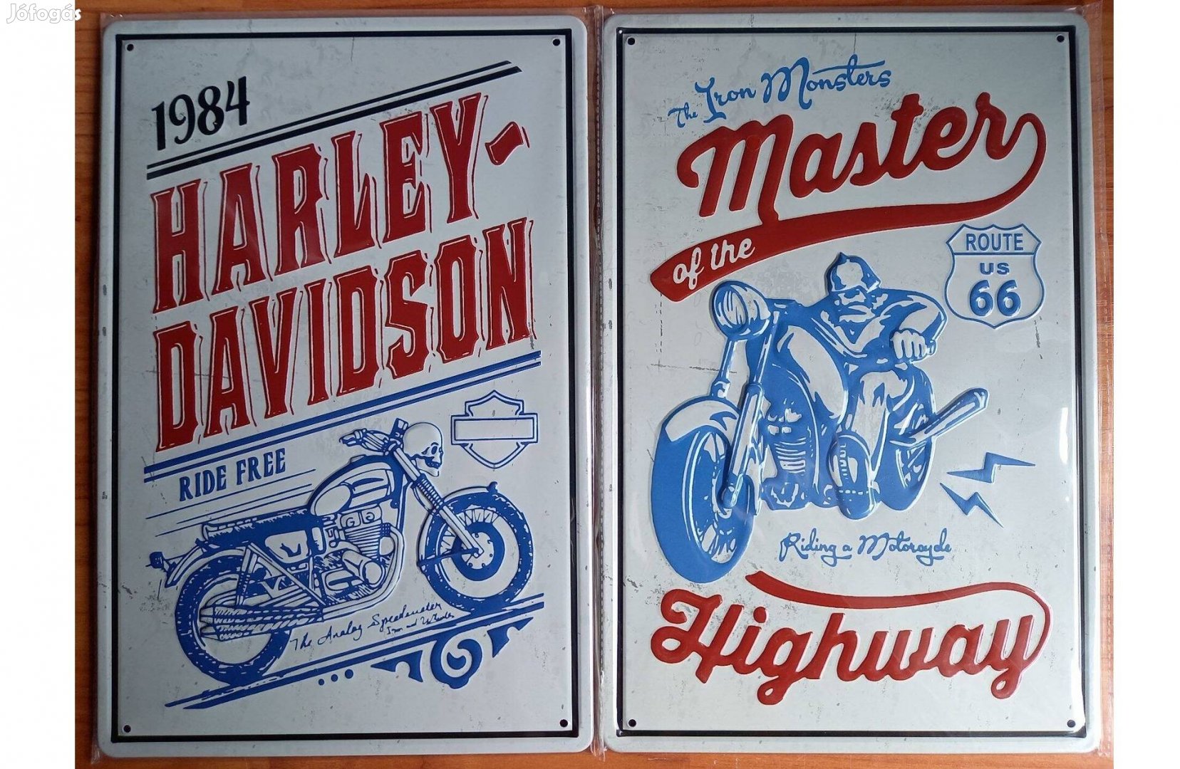 Dekorációs fém tábla (Harley-Davidson - Motor Cycles)