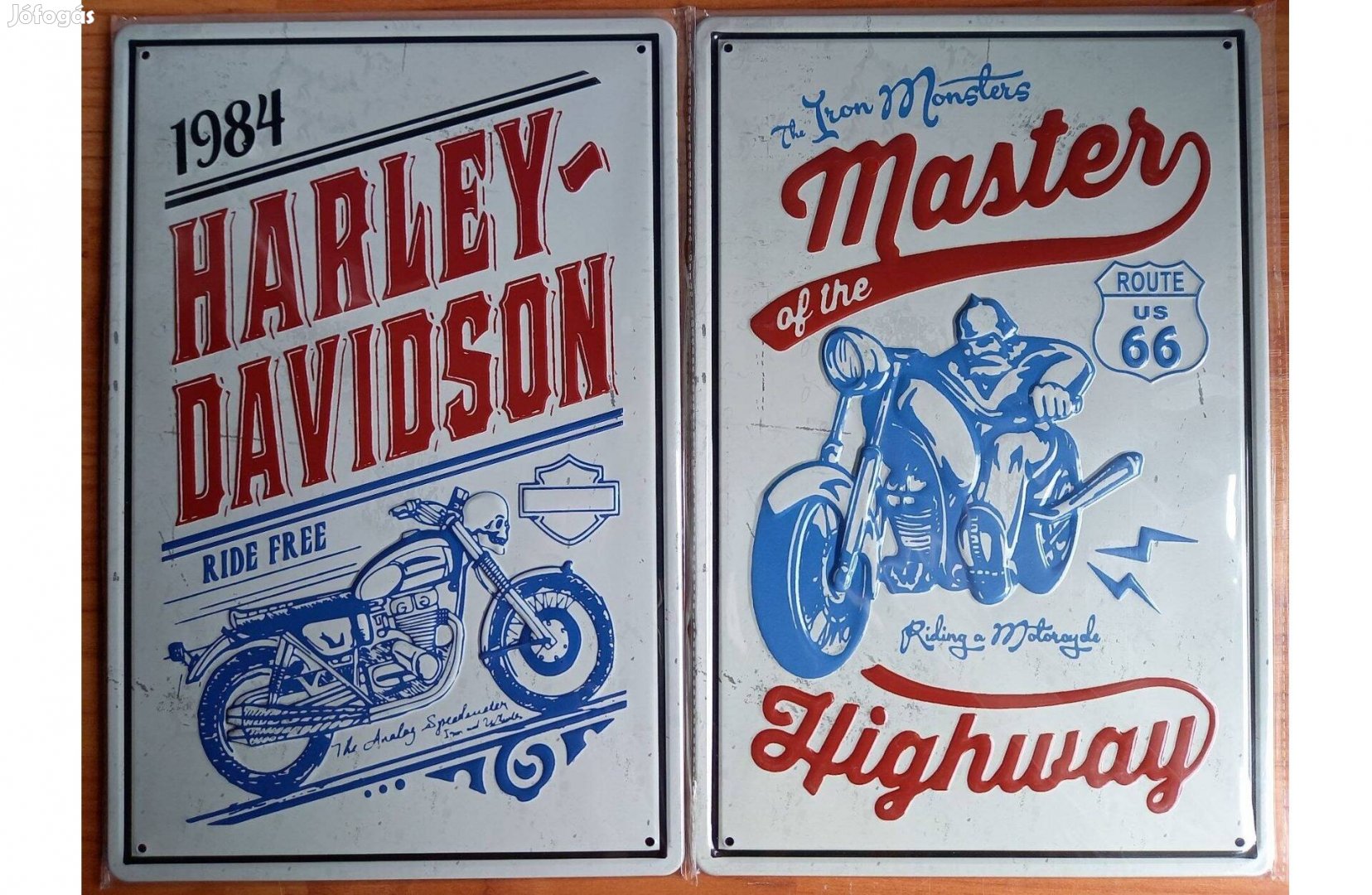 Dekorációs fém tábla (Harley-Davidson - Motor Cycles)