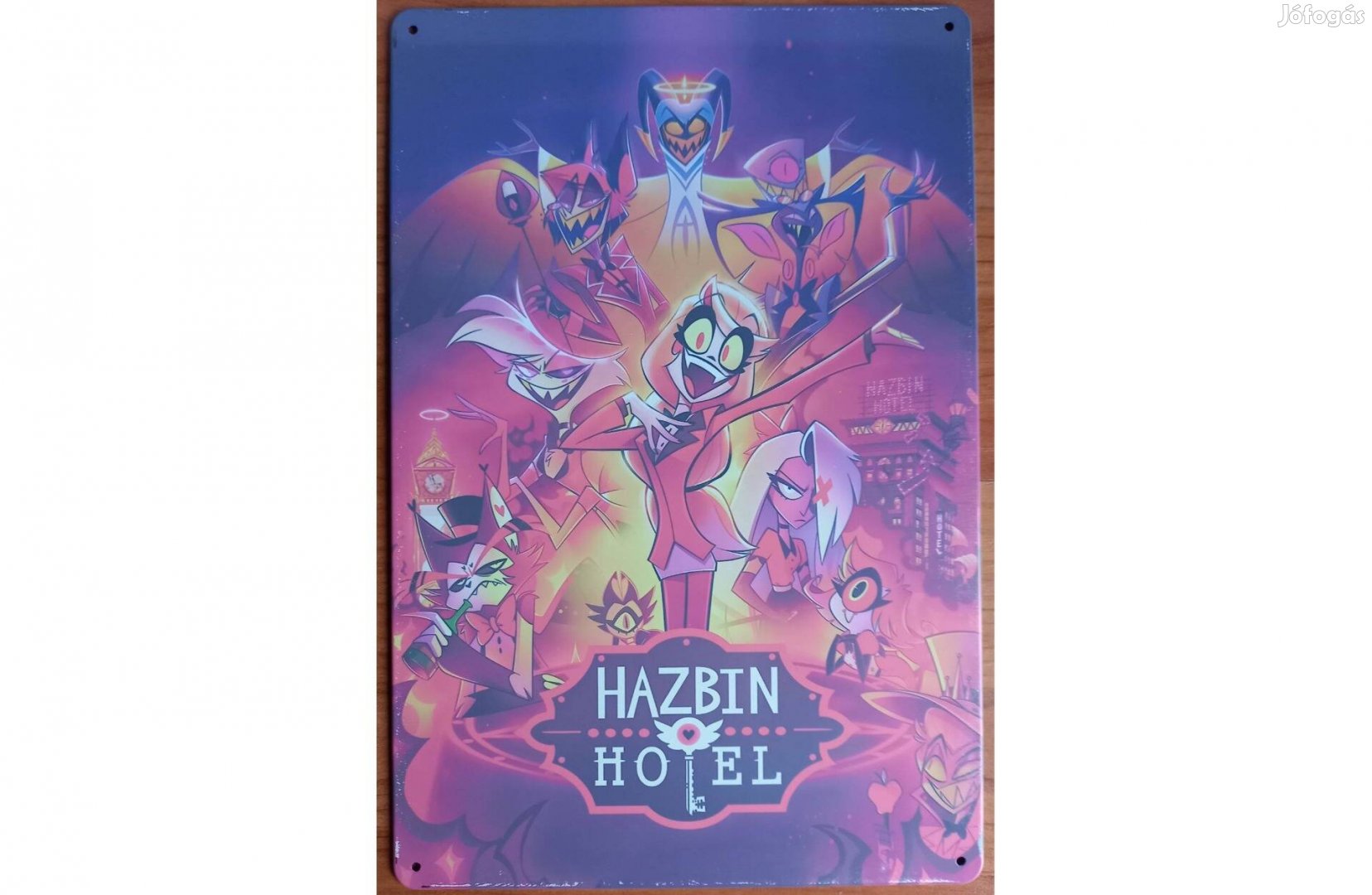 Dekorációs fém tábla Hazbin Hotel