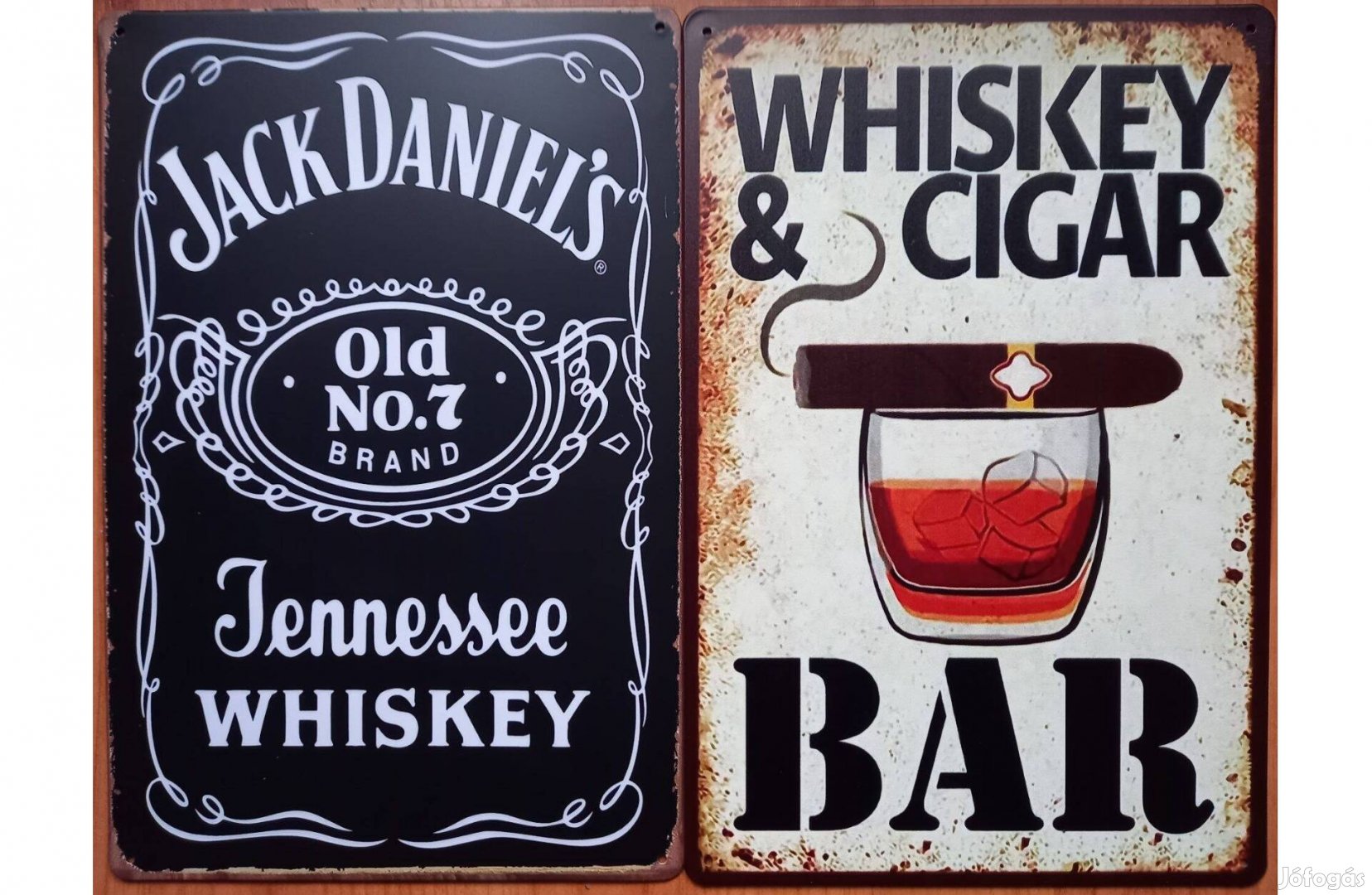 Dekorációs fém tábla (Jack Daniel'S -Tennessee Whiskey - Whiskey & SZI