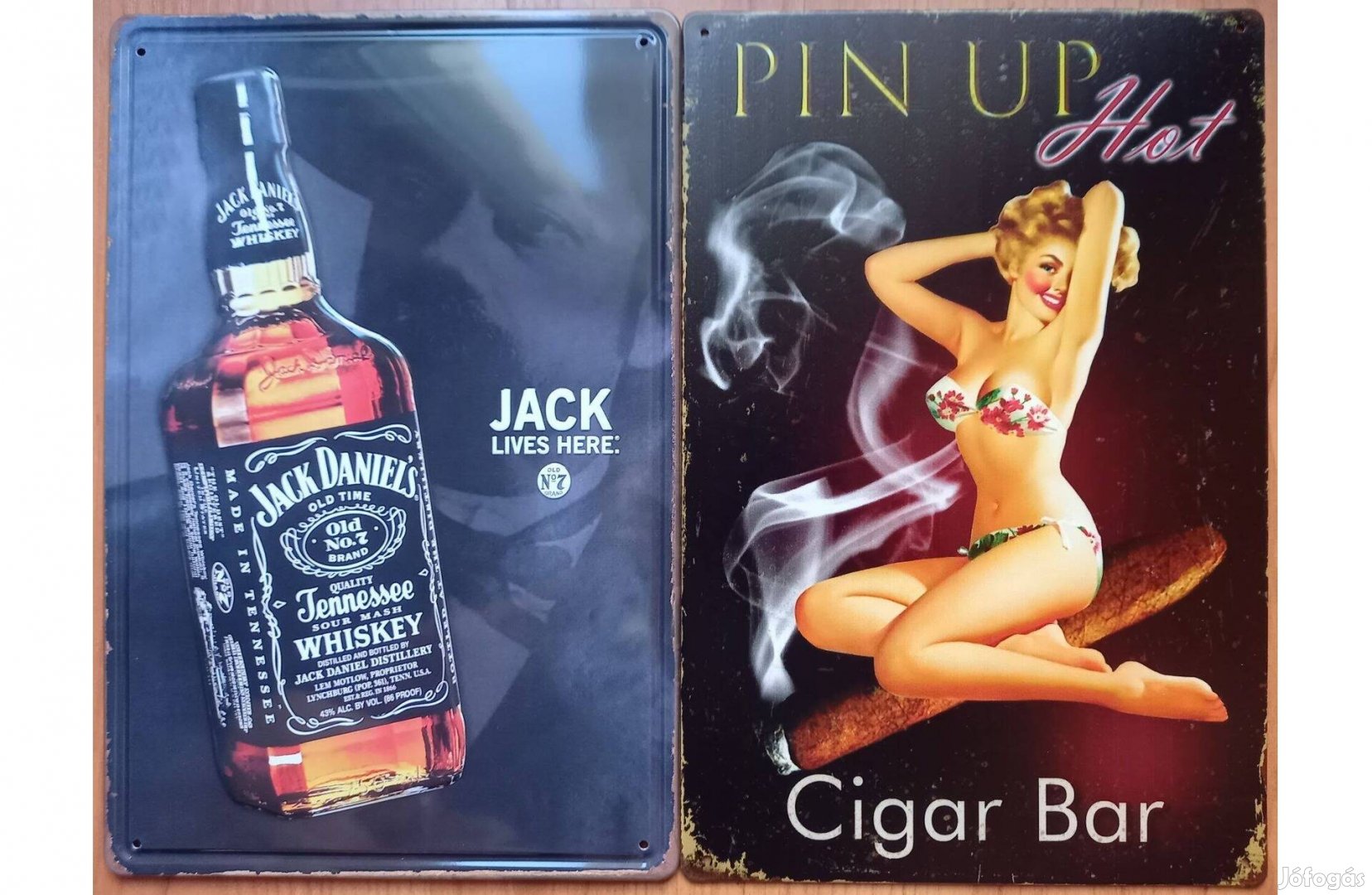 Dekorációs fém tábla (Jack Daniel'S - Hot Szavar BÁR)