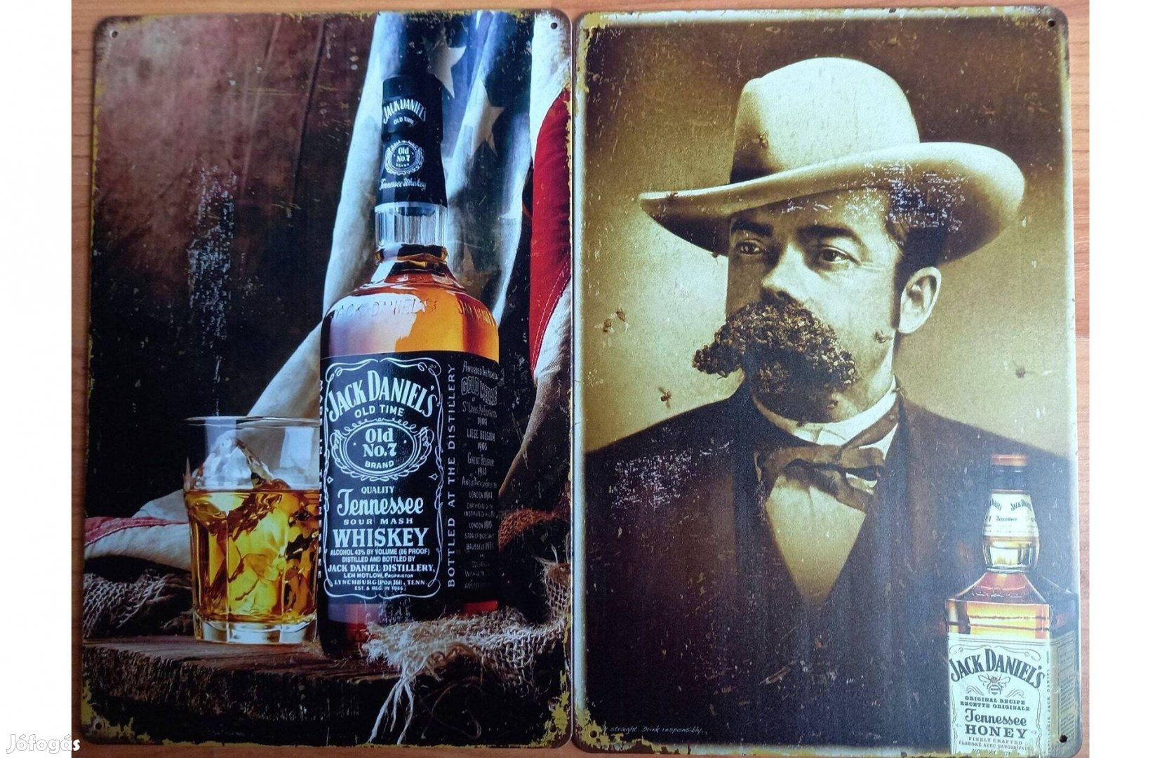 Dekorációs fém tábla (Jack Deniels Tennessee Whiskey - Jack-Daniels)