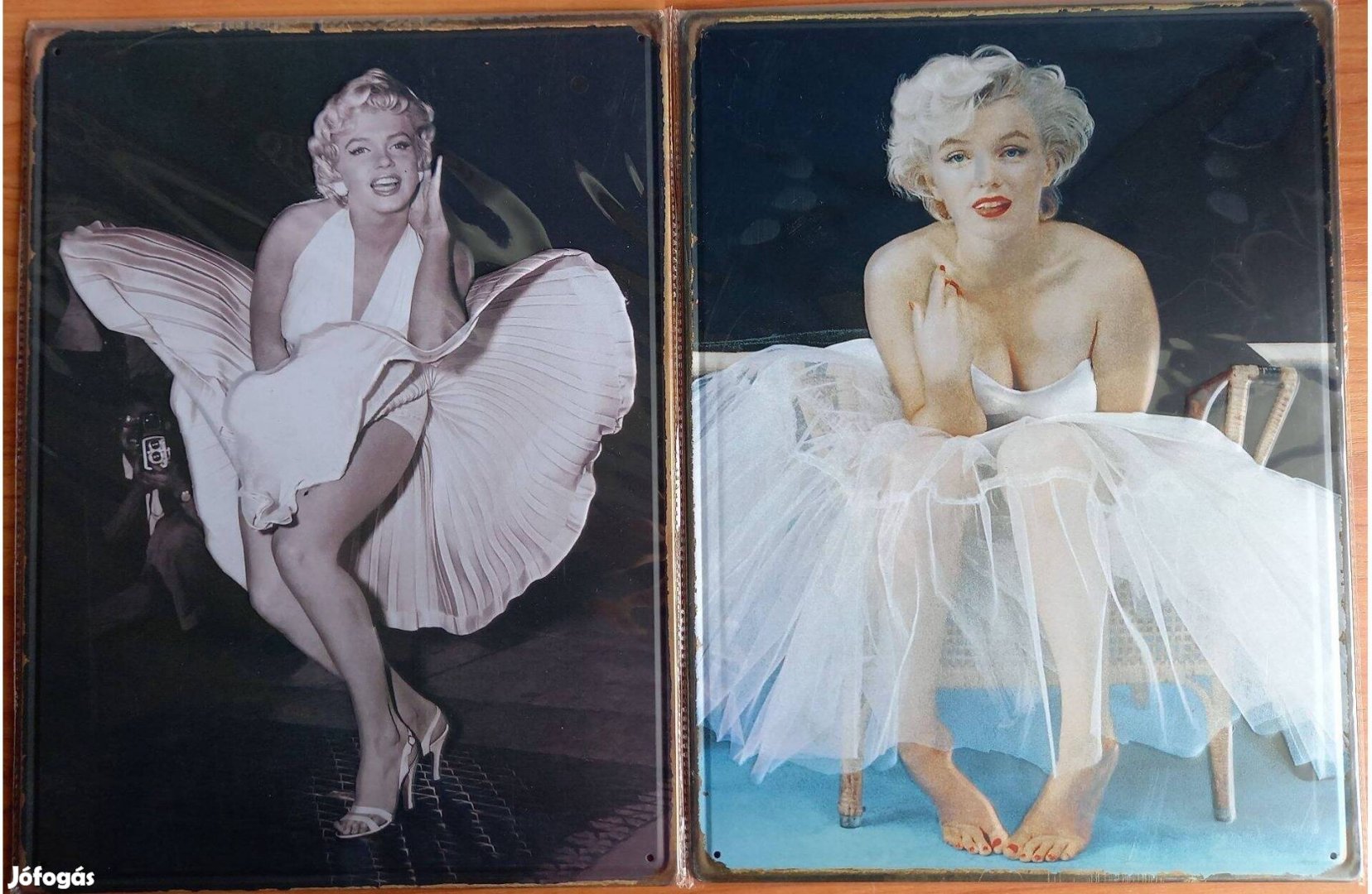 Dekorációs fém tábla (Marilyn Monroe) 40x30cm