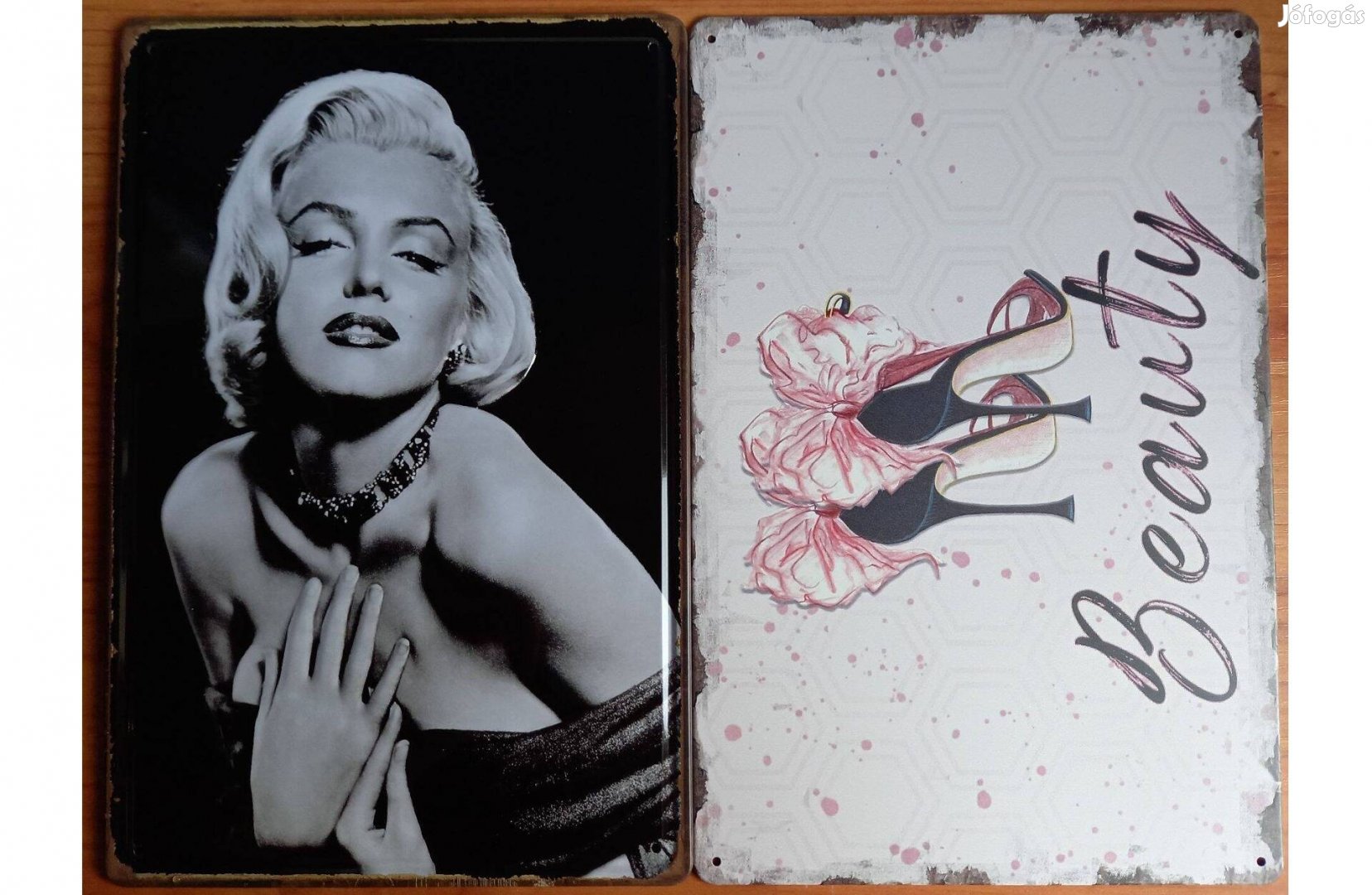 Dekorációs fém tábla (Marilyn Monroe - Beauty)