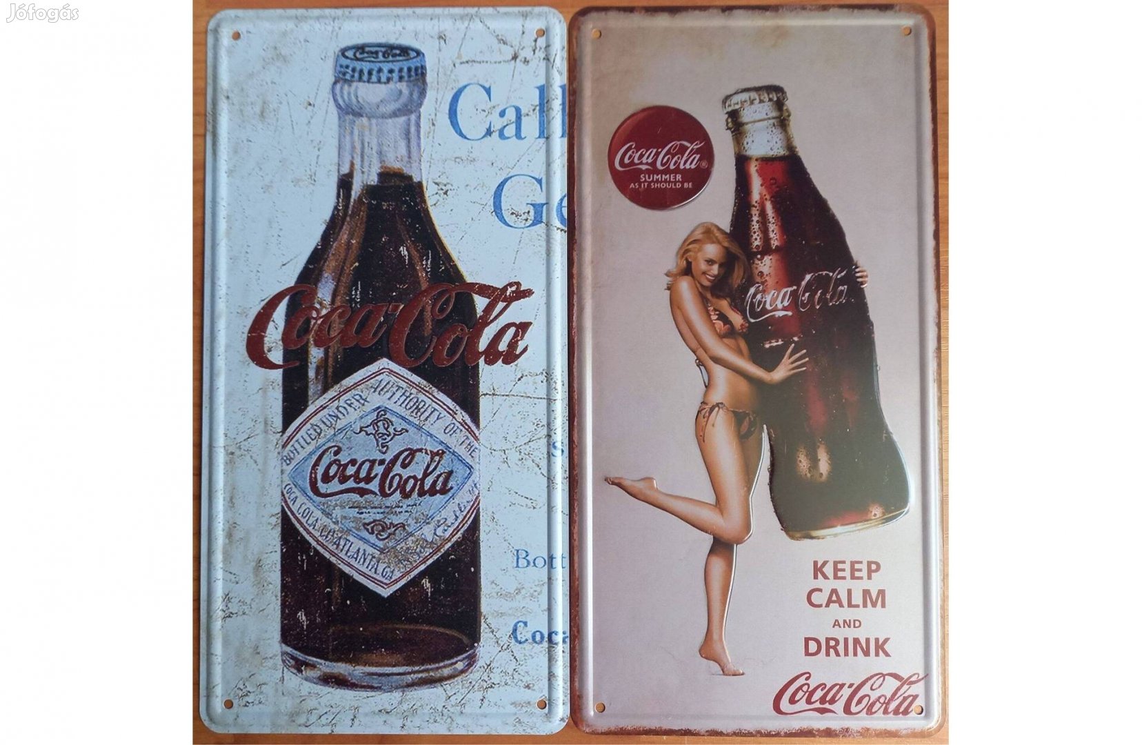 Dekorációs fém tábla (Nyár Ahogy Kell, Coca-COLA - Coca-COLA CO. Atla