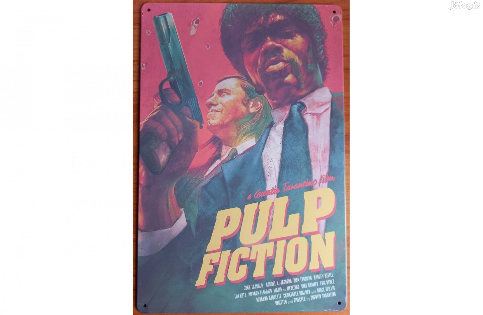 Dekorációs fém tábla Ponyvaregény