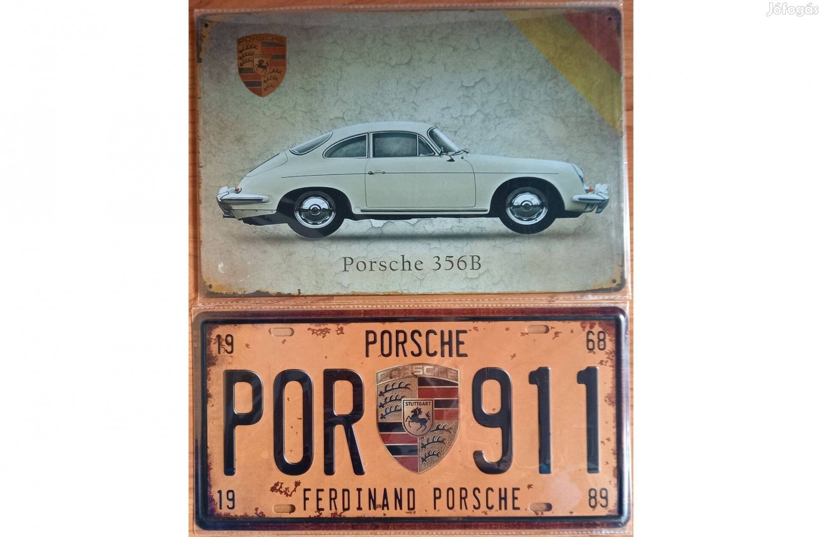 Dekorációs fém tábla (Porsche 356 B - Porsche)