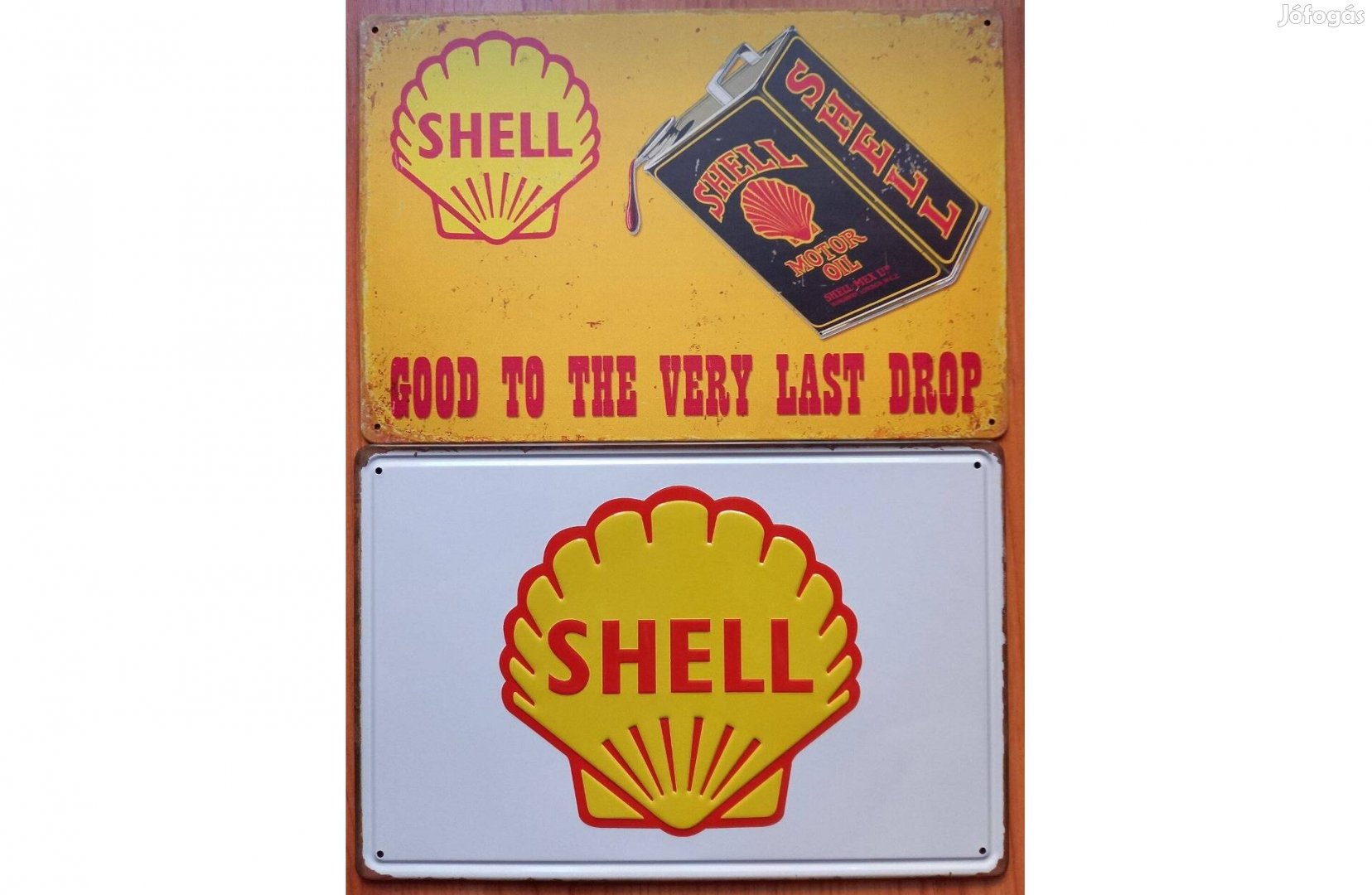 Dekorációs fém tábla (Shell Motor OIL)