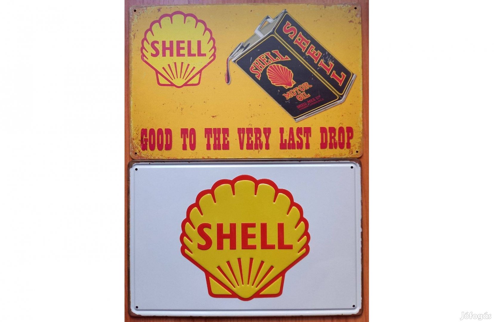 Dekorációs fém tábla (Shell Motor OIL)