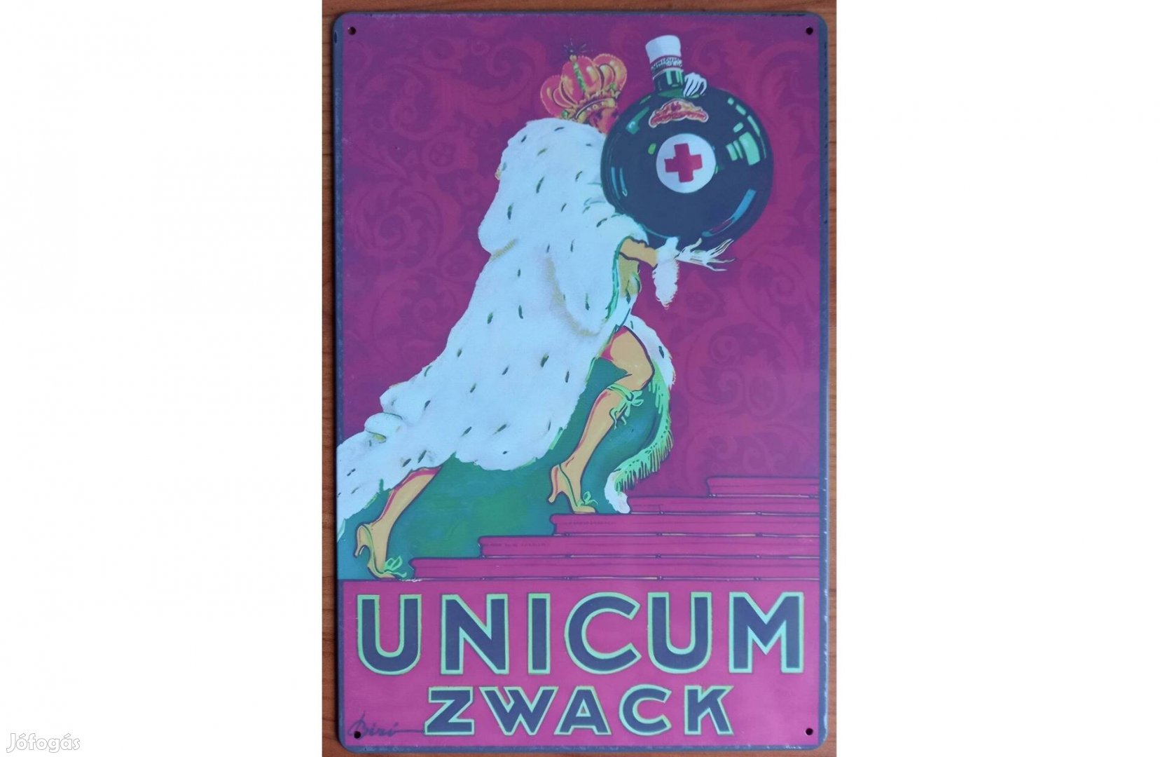 Dekorációs fém tábla (Unicum)