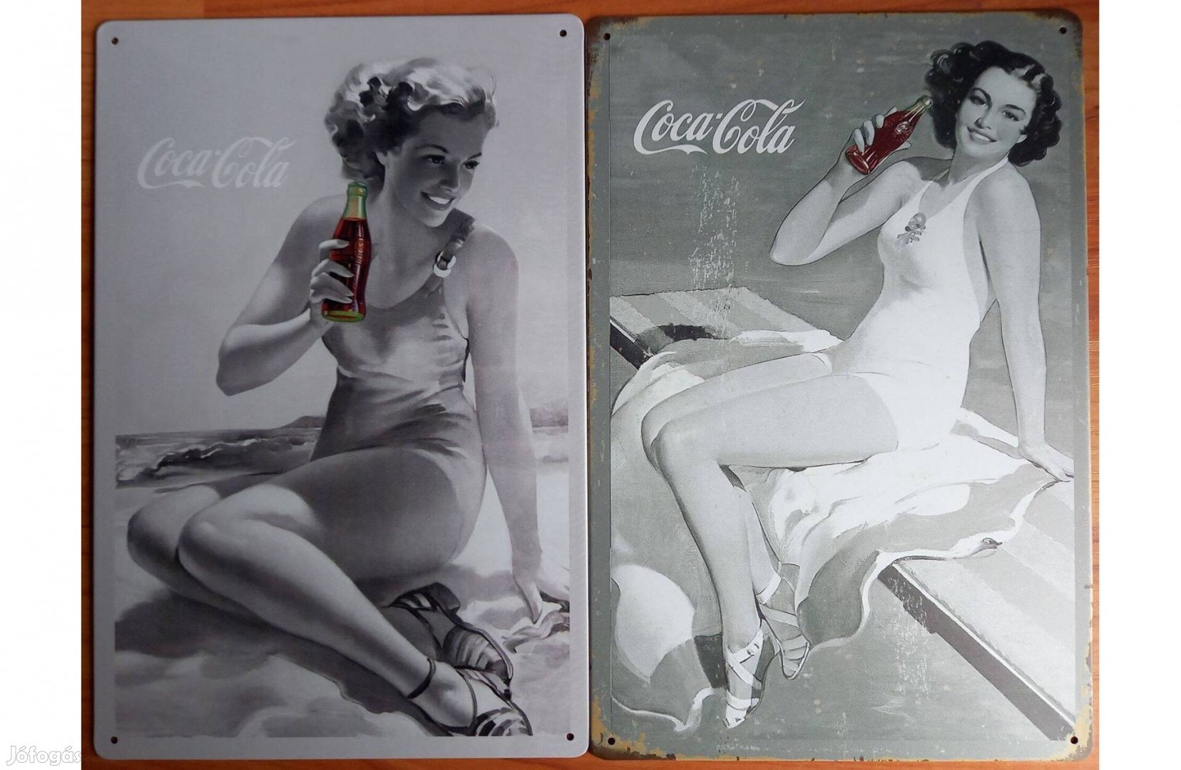 Dekorációs fém tábla (Vintage Coca-COLA)