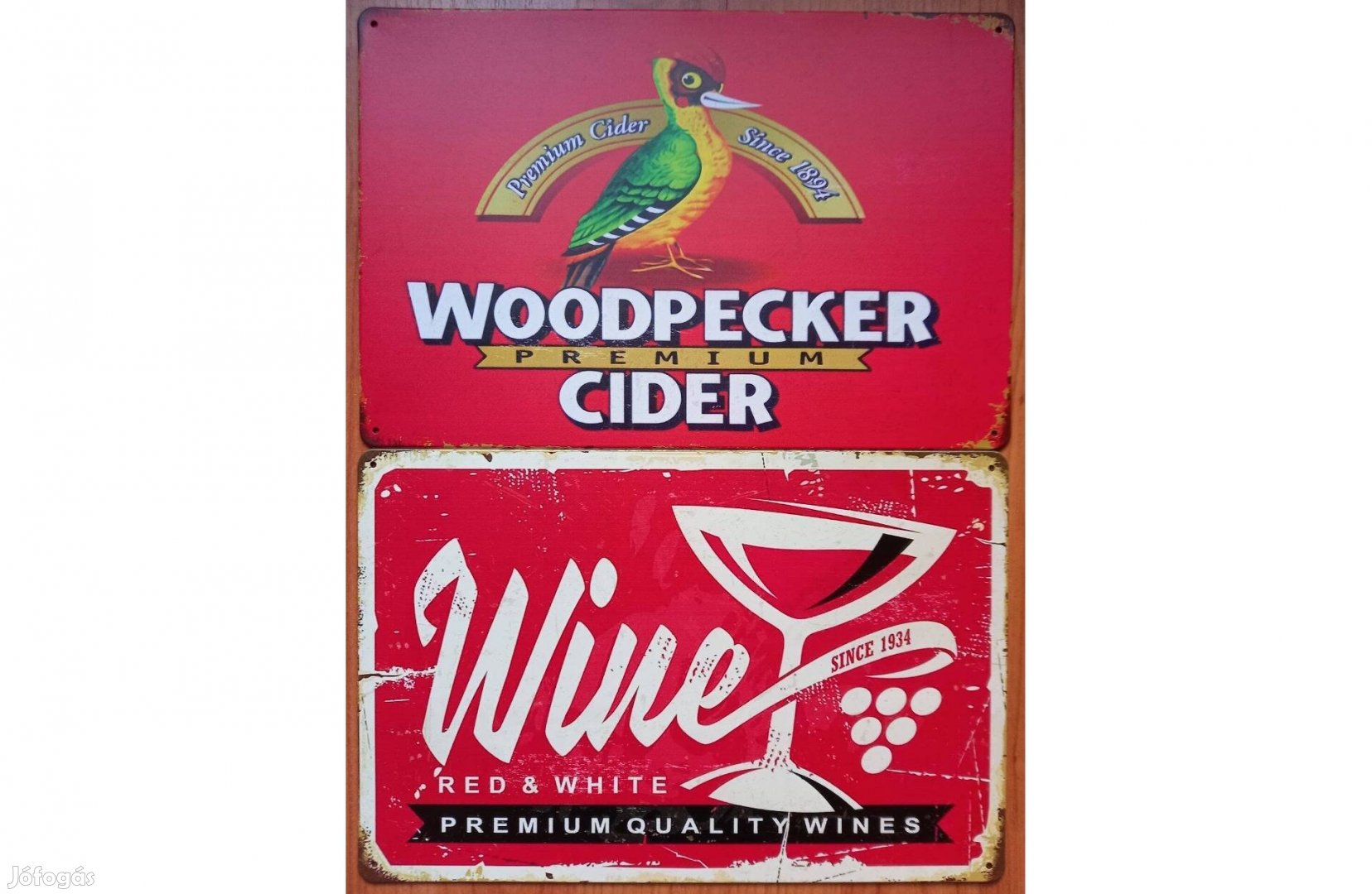 Dekorációs fém tábla (Woodpecker Cider - Almabor (Heineken Leányvállal